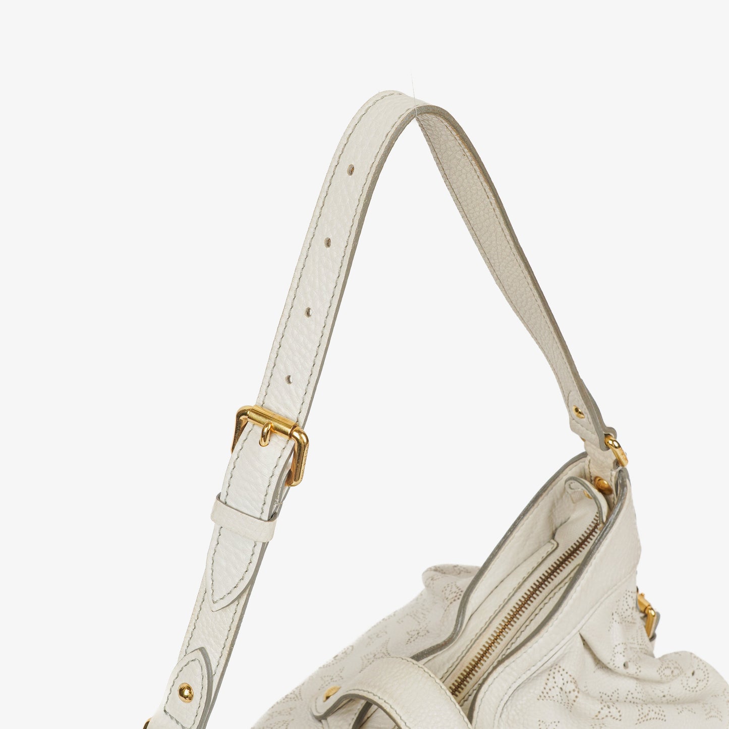Louis Vuitton Mahina XS Leather White Monogram Shoulder Bag