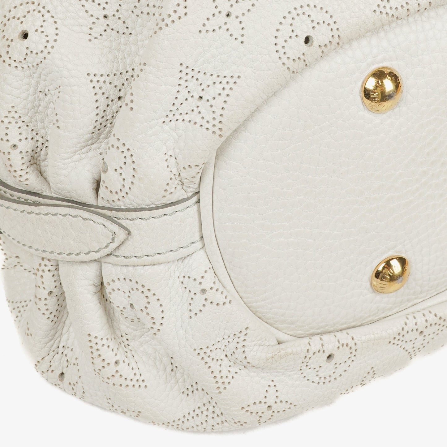 Louis Vuitton Mahina XS Leather White Monogram Shoulder Bag