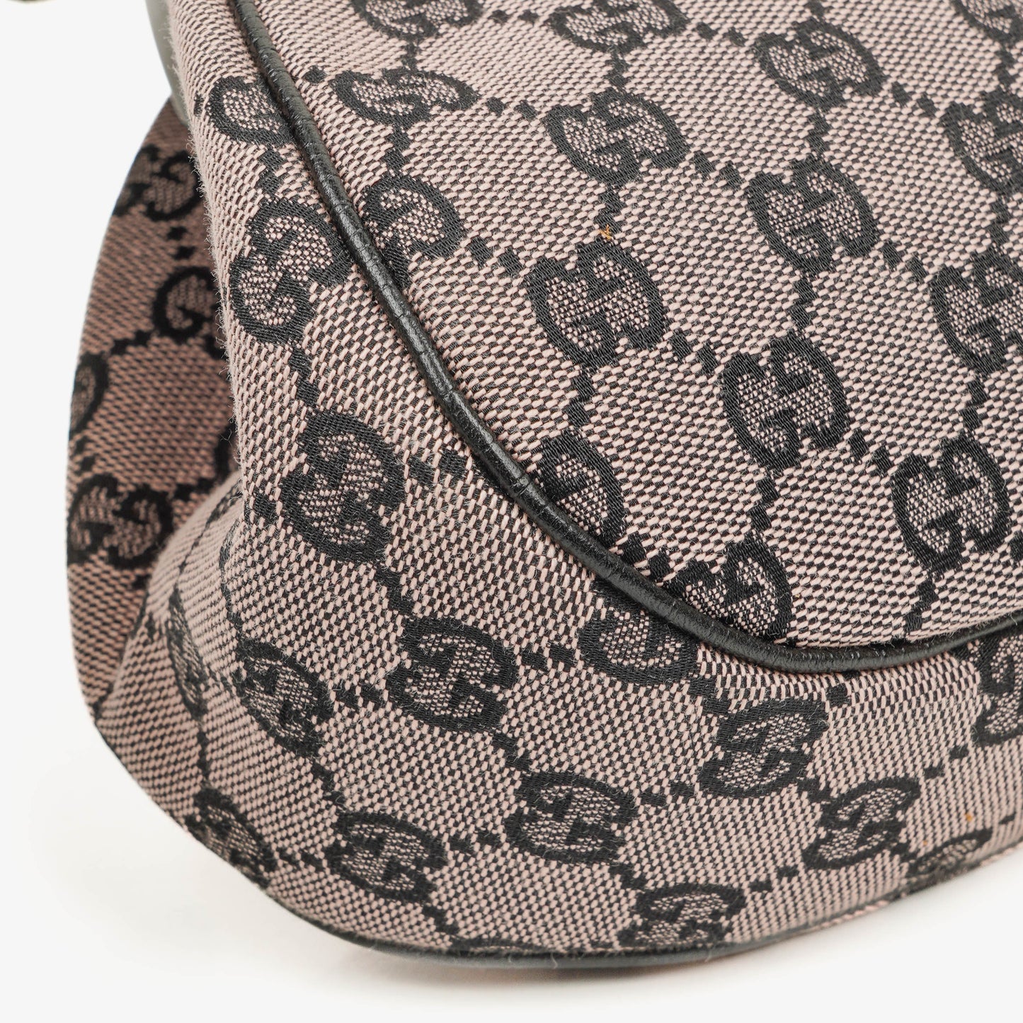 Gucci Bambbo Top Handle Frame GG Canvas Bag