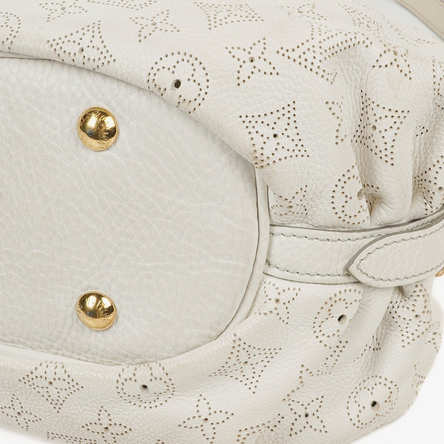 Louis Vuitton Mahina XS Leather White Monogram Shoulder Bag