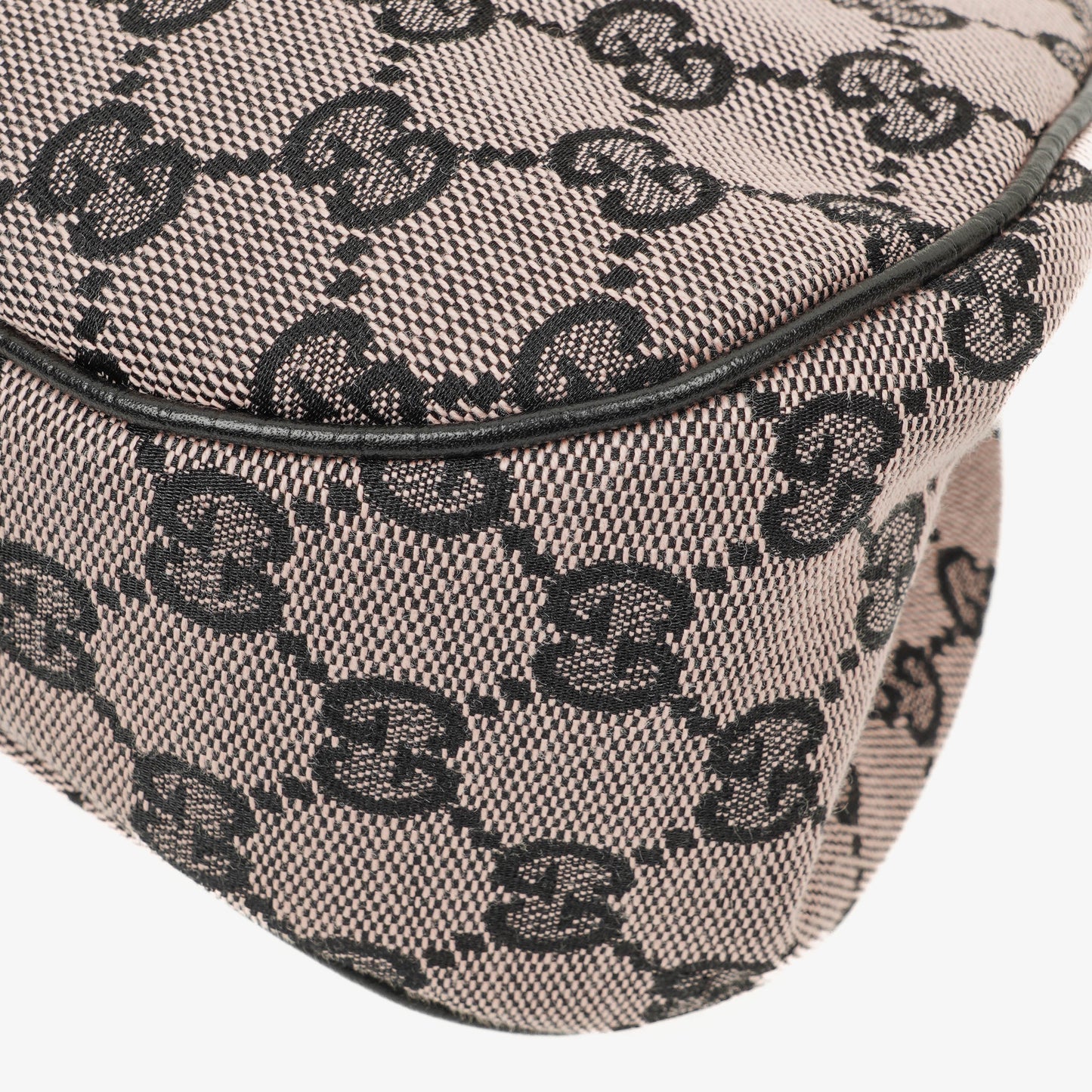 Gucci Bambbo Top Handle Frame GG Canvas Bag
