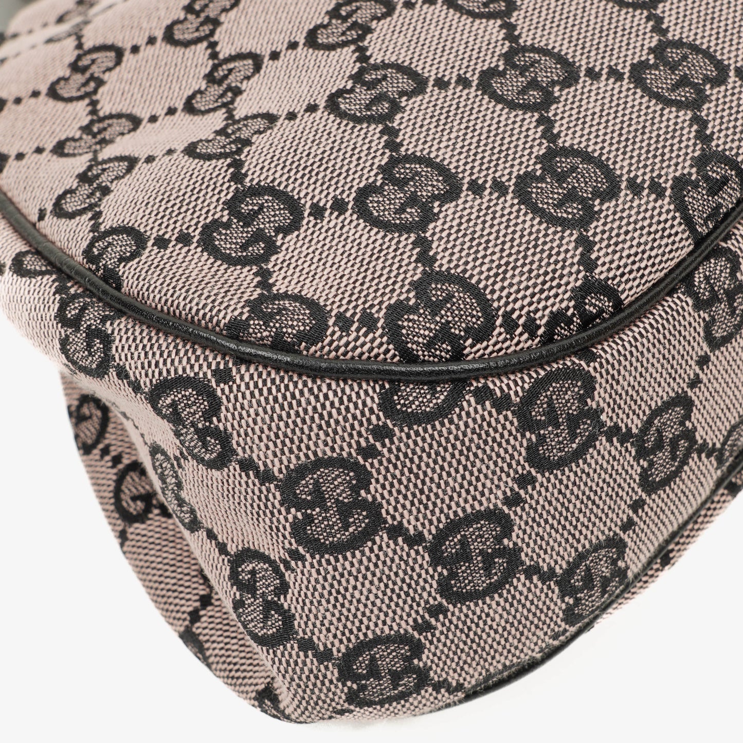 Gucci Bambbo Top Handle Frame GG Canvas Bag