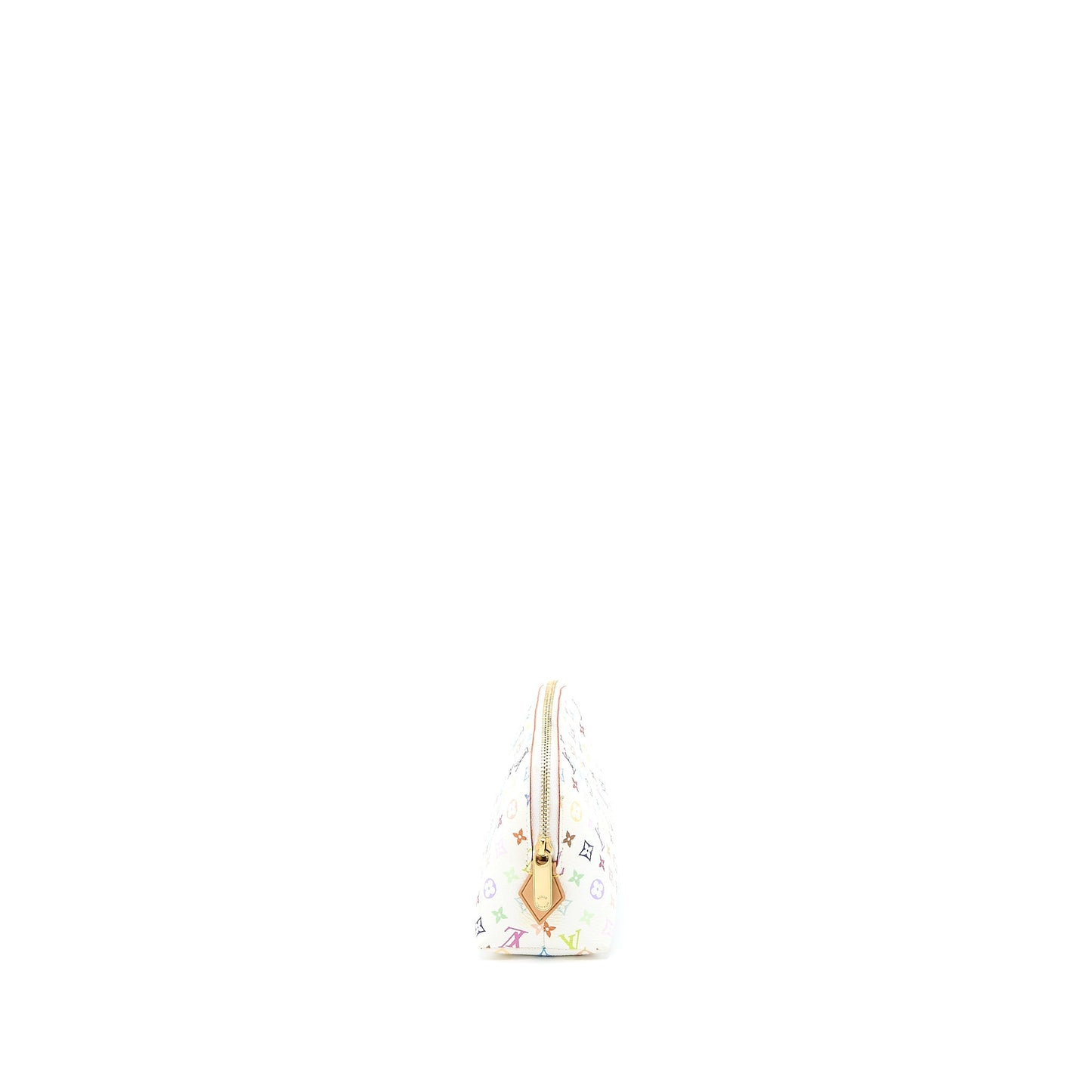 Louis Vuitton Cosmetic Pouche Multicolor Monogram Canvas White GHW