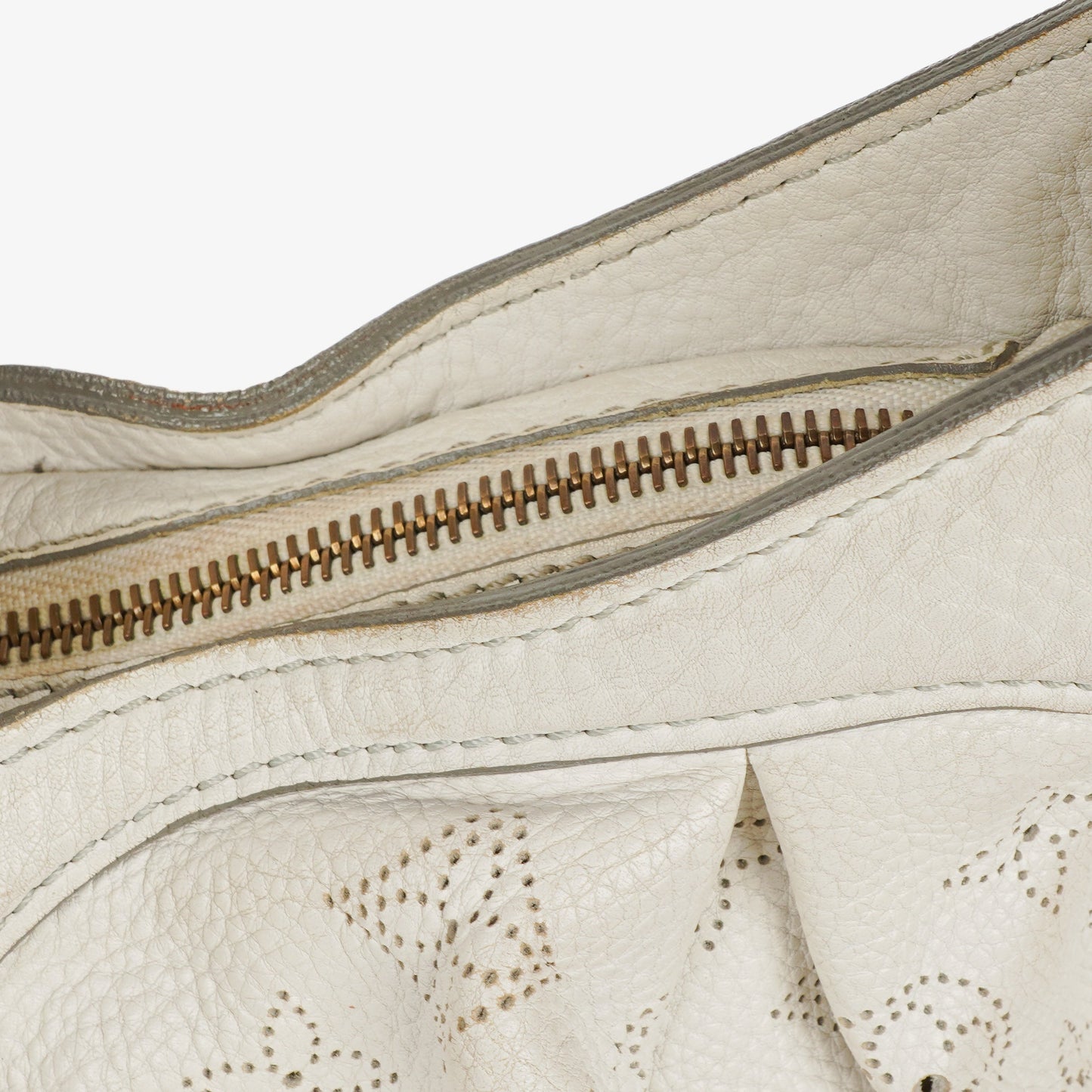 Louis Vuitton Mahina XS Leather White Monogram Shoulder Bag