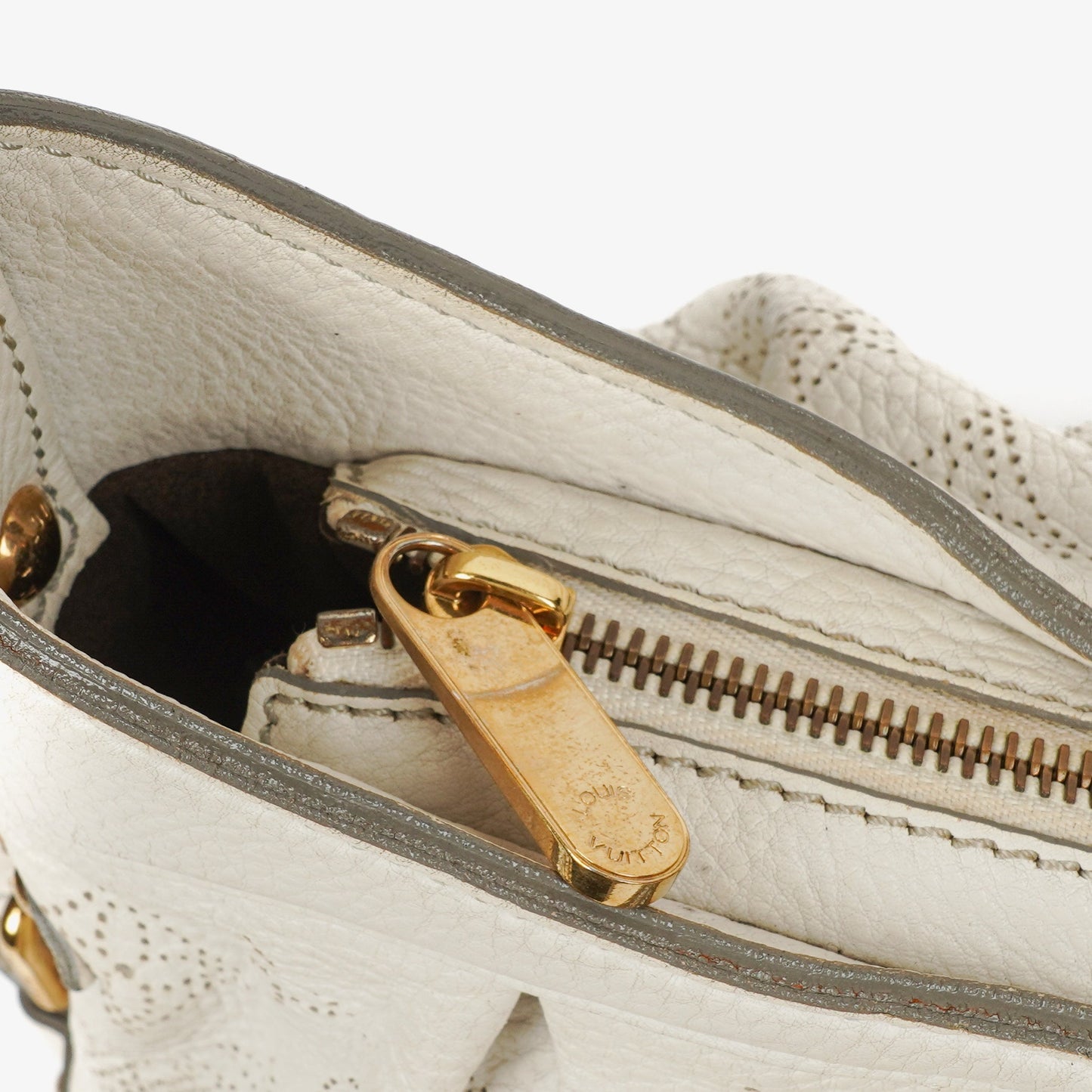 Louis Vuitton Mahina XS Leather White Monogram Shoulder Bag