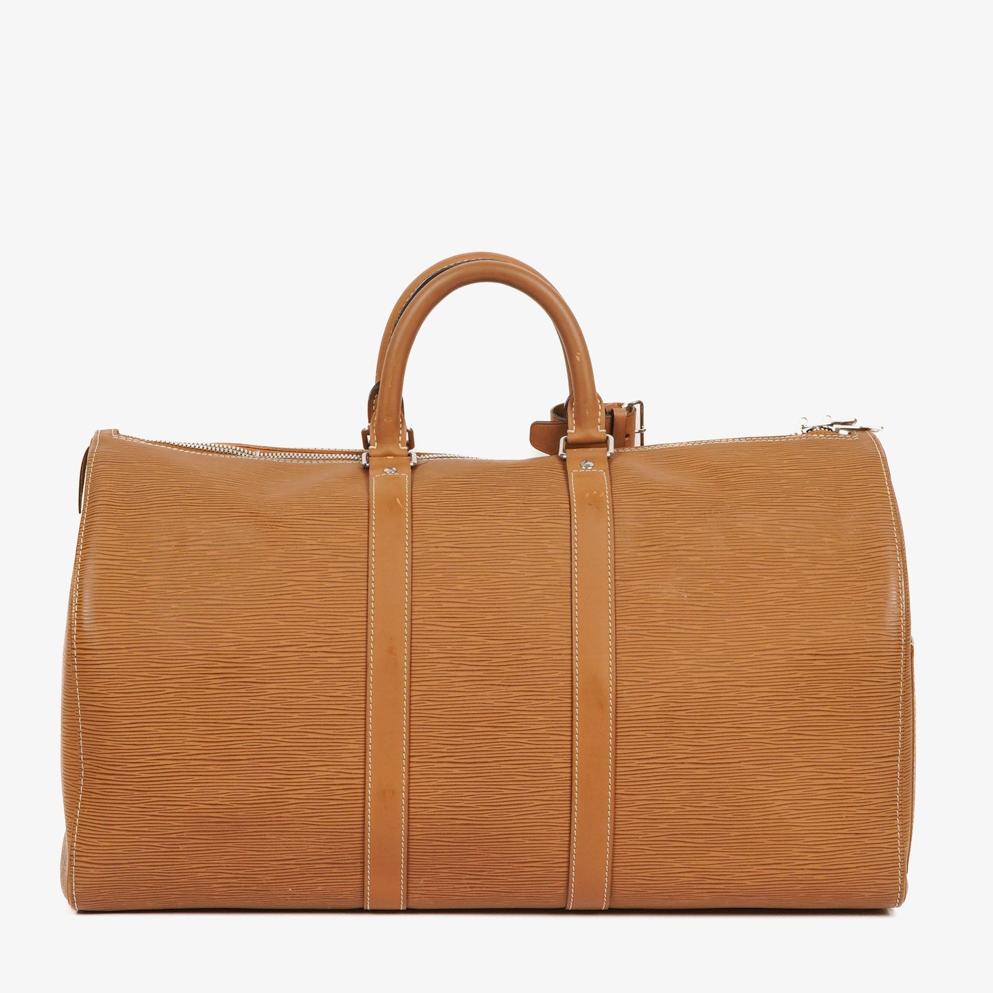 Louis Vuitton Keepall 45 Cannelle EPI Leather Travel Bag