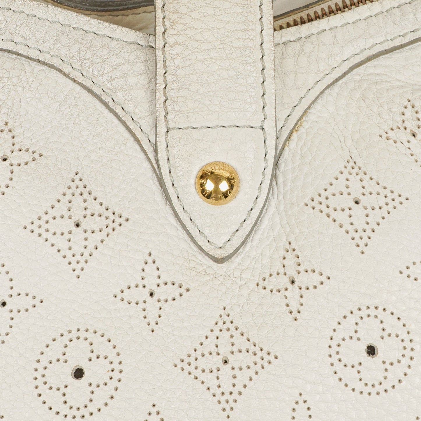 Louis Vuitton Mahina XS Leather White Monogram Shoulder Bag