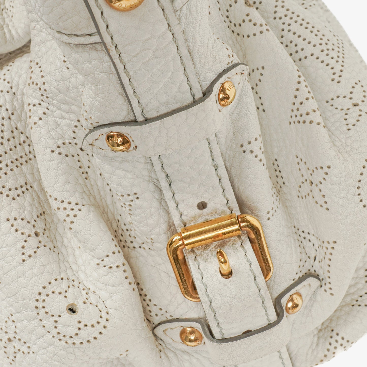 Louis Vuitton Mahina XS Leather White Monogram Shoulder Bag