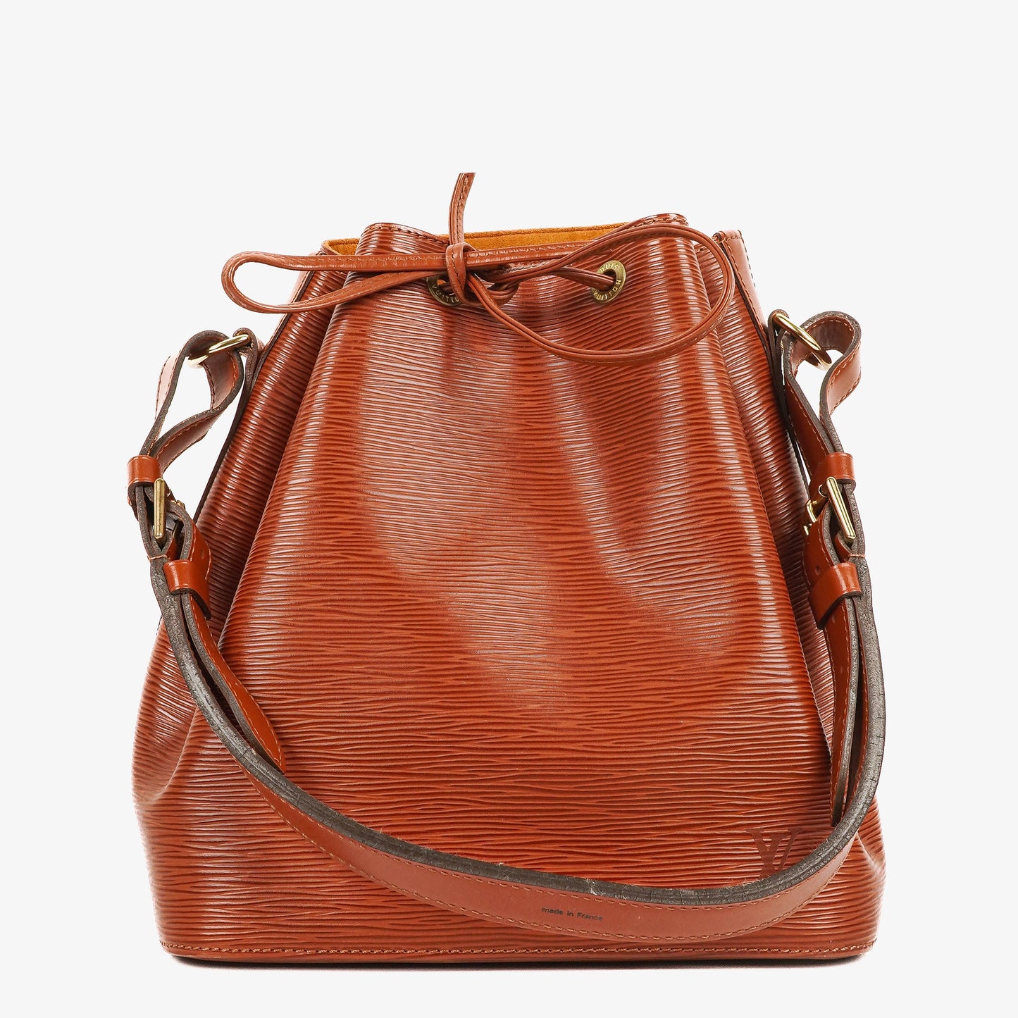 Louis Vuitton Petit Noe Brown EPI Leather Shoulder Bag