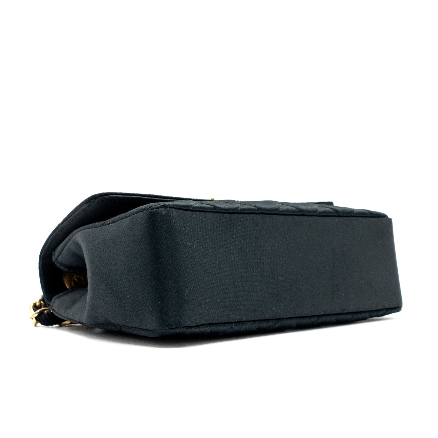 Chanel  Flap Bag Satin Black