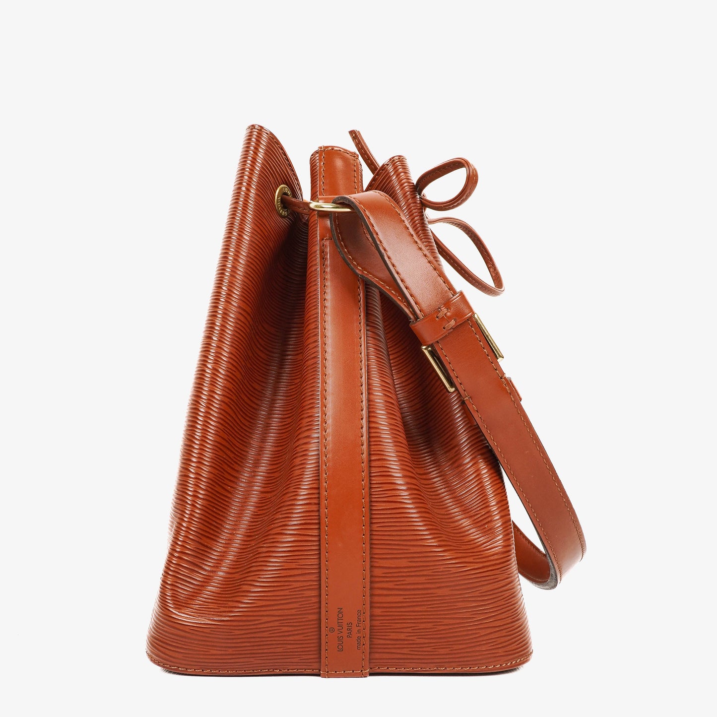 Louis Vuitton Petit Noe Brown EPI Leather Shoulder Bag
