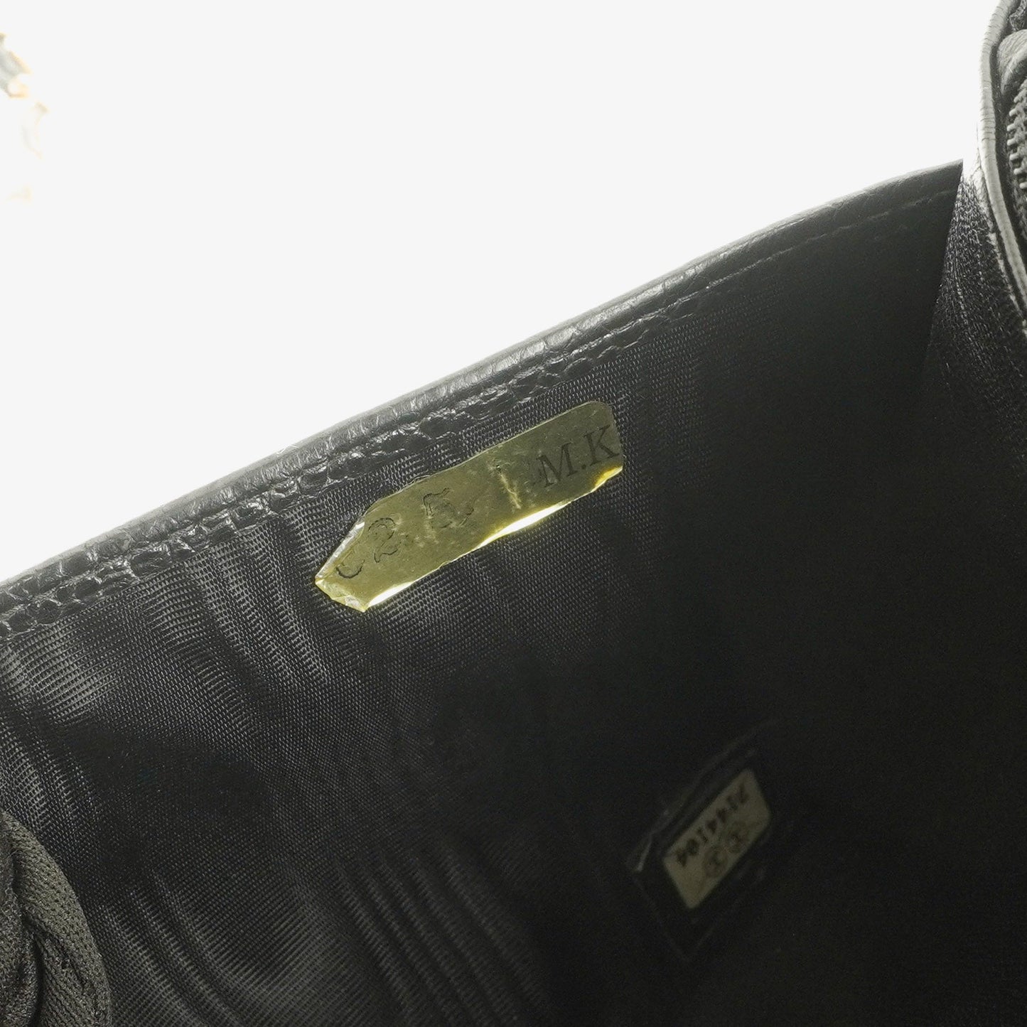 Chanel Black Caviar Timeless CC Wallet on Chain WOC