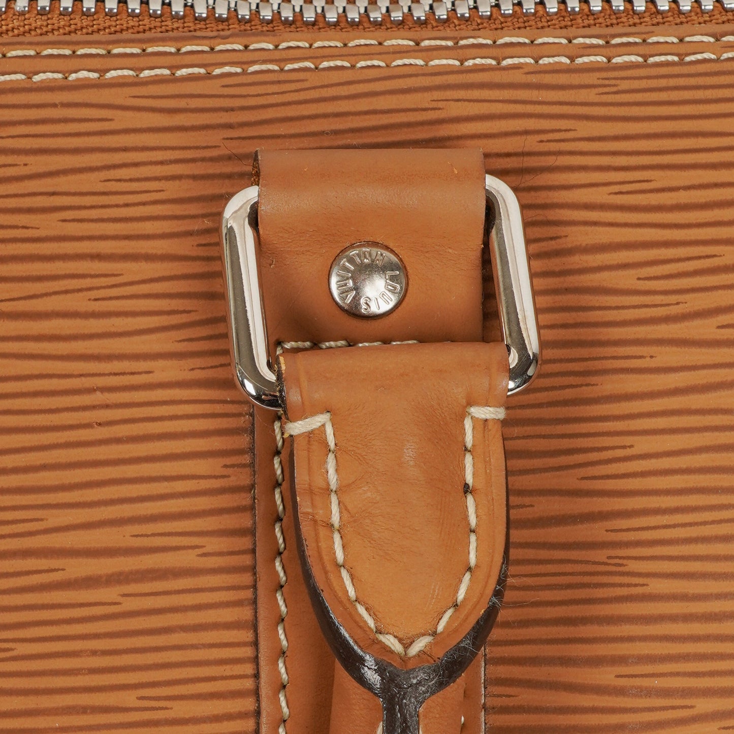 Louis Vuitton Keepall 45 Cannelle EPI Leather Travel Bag