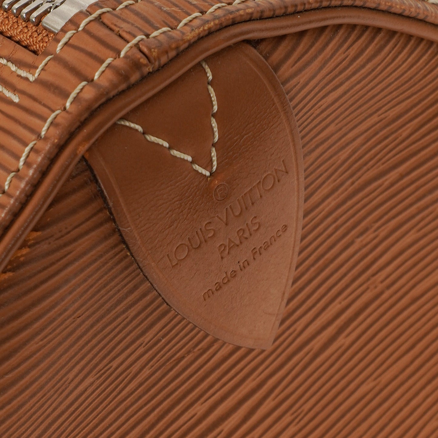 Louis Vuitton Keepall 45 Cannelle EPI Leather Travel Bag