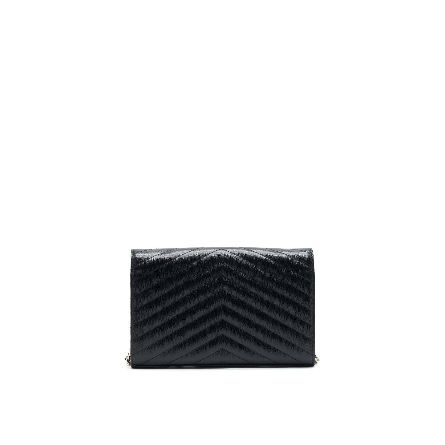 Saint Laurent Envelope Monogram Wallet on Chain in