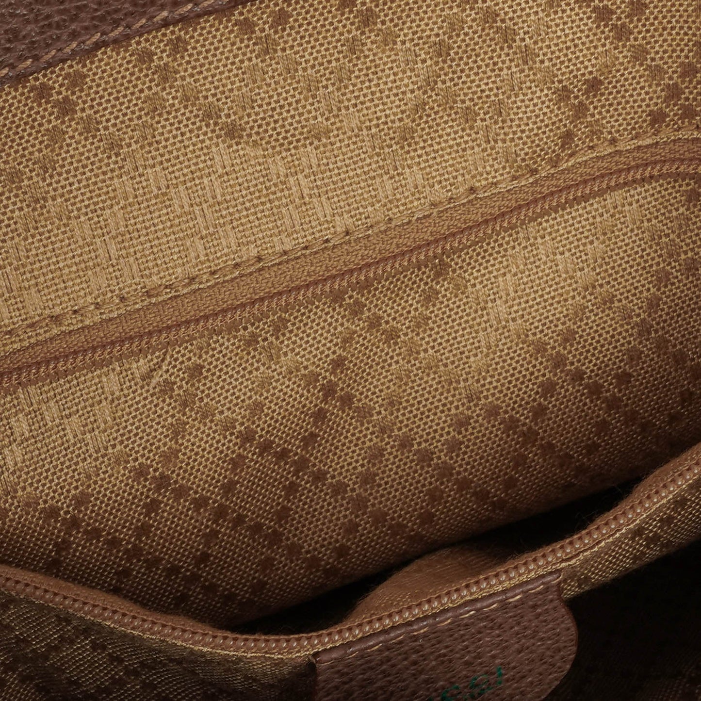 Gucci Vintage Brown Suede and Leather Bamboo Backpack