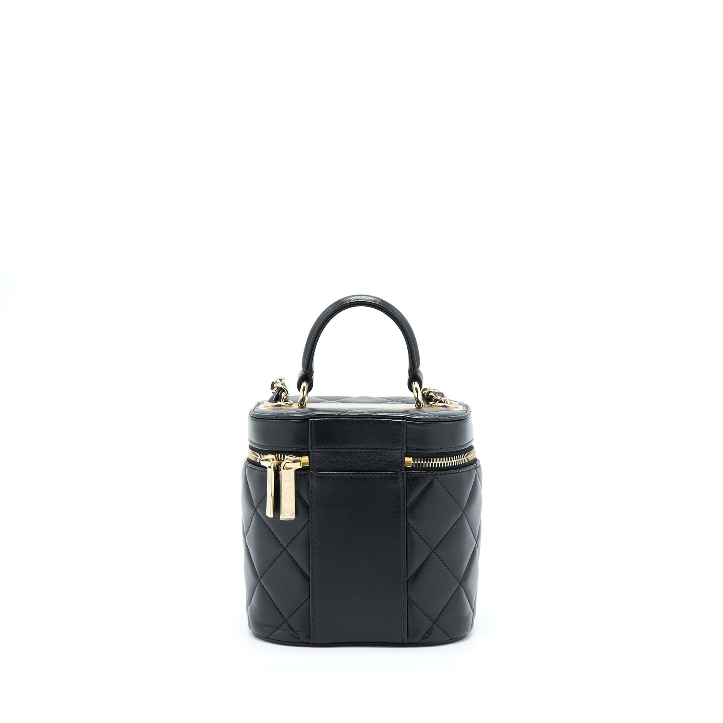 Chanel Trendy Vanity Case Lambskin Black L (Microchip)