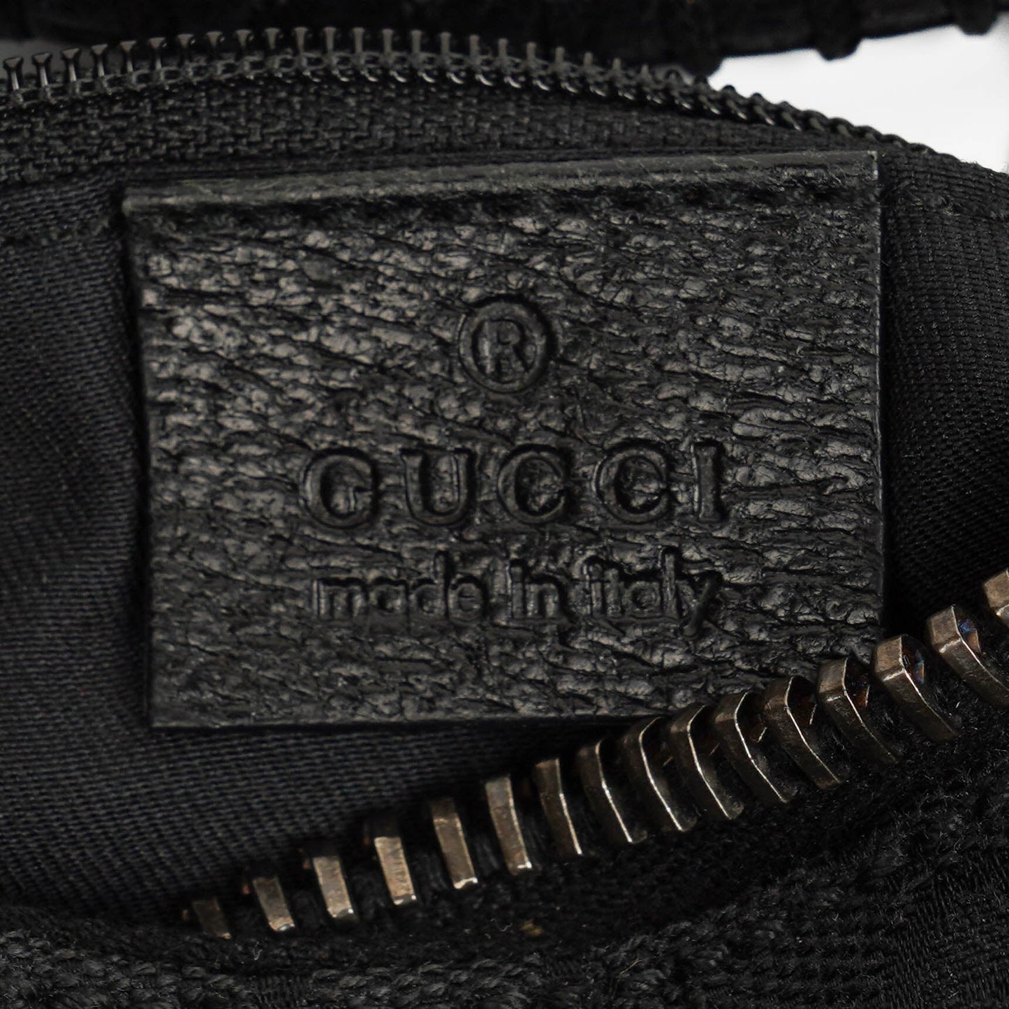 Gucci Black Monogram Canvas and Leather Hobo Shoulder Bag