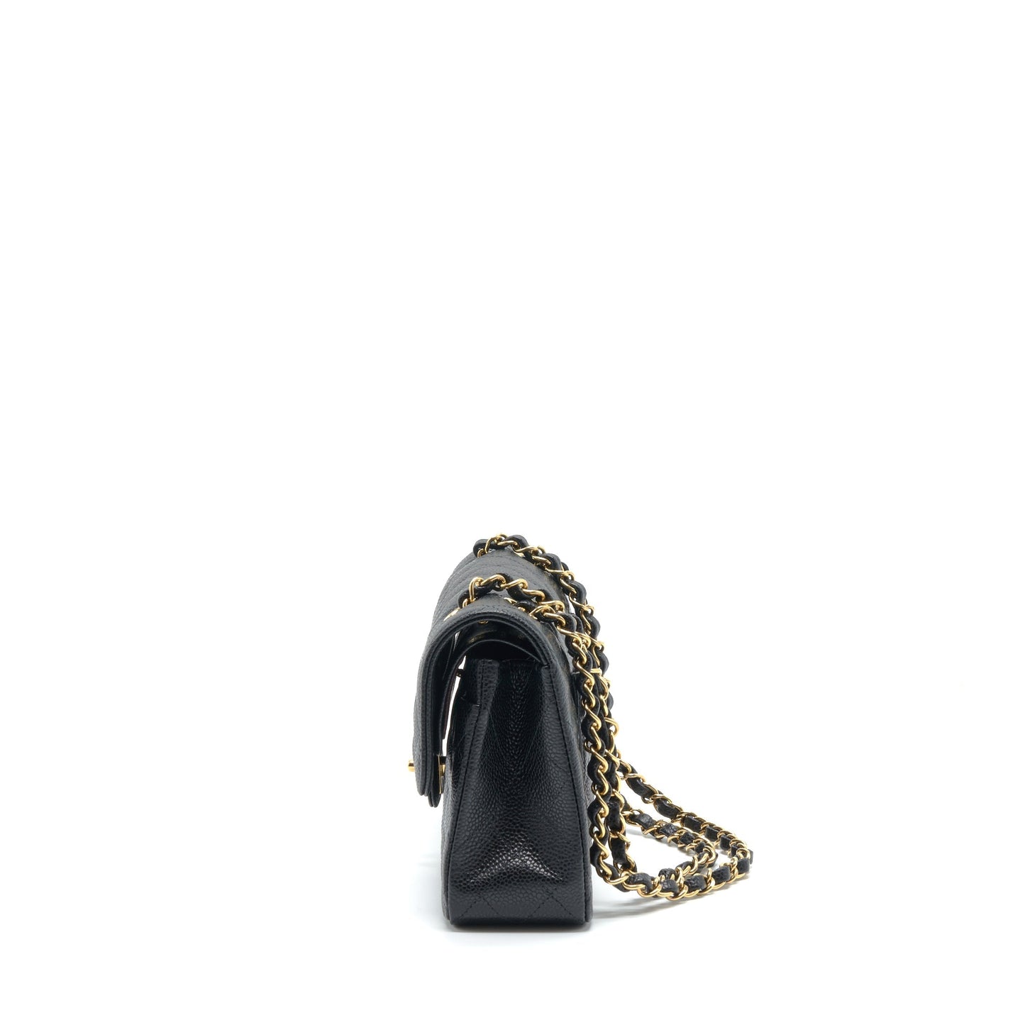 Chanel Small Classic Double Flap Bag Caviar Black L
