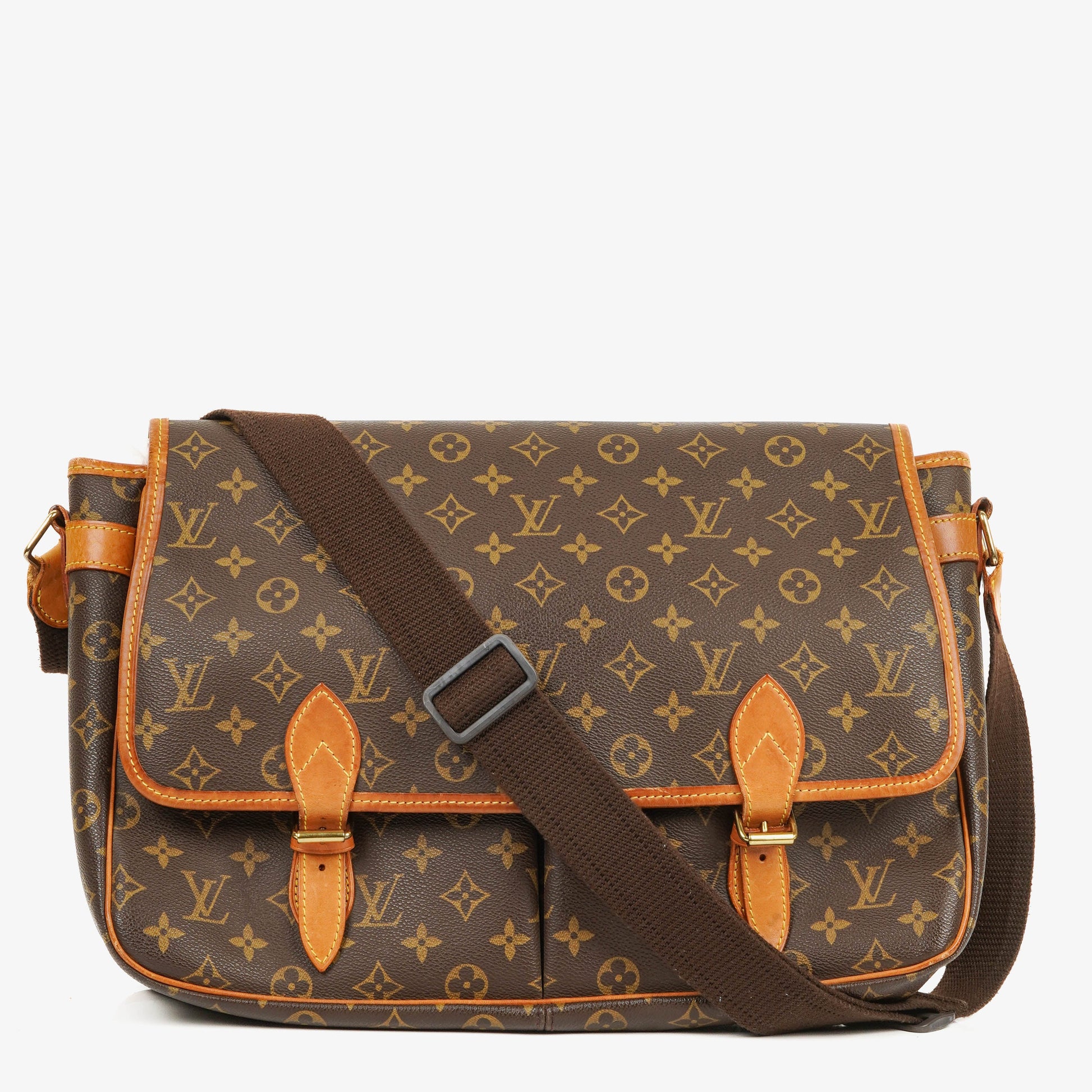 Louis Vuitton Sac Gibeciere GM Monogram Canvas Shoulder Bag
