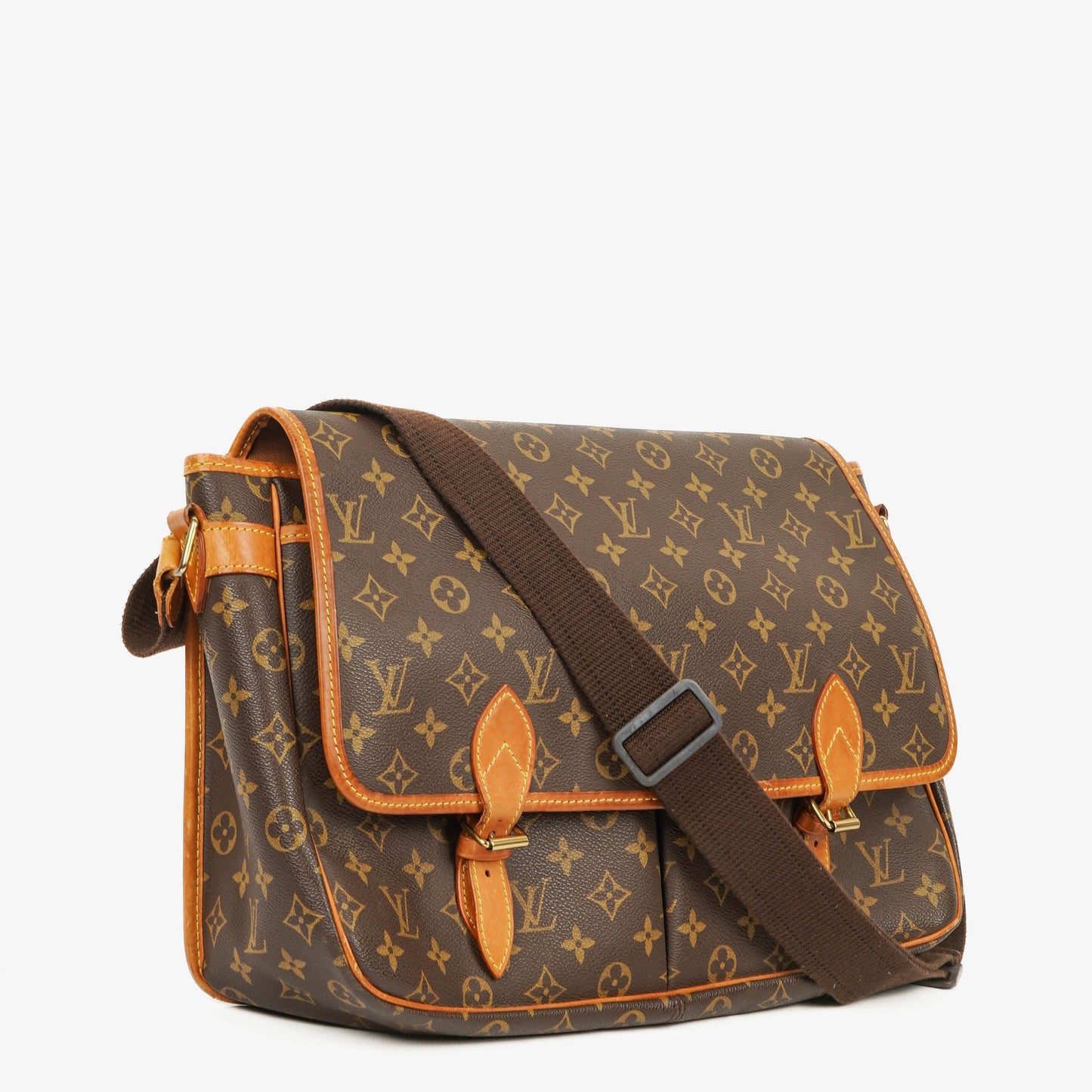 Louis Vuitton Sac Gibeciere GM Monogram Canvas Shoulder Bag