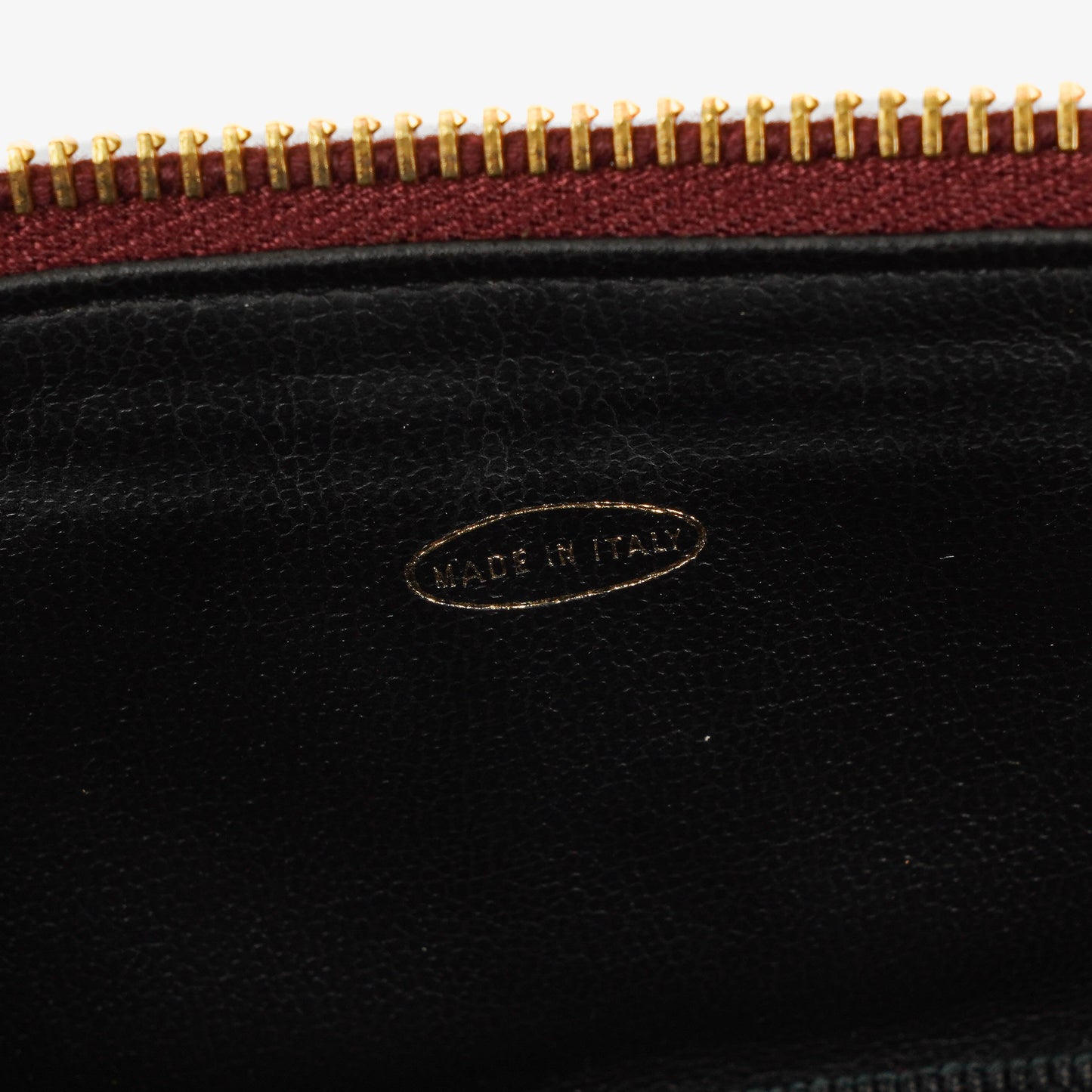 Chanel Burgundy Leather Vanity Case