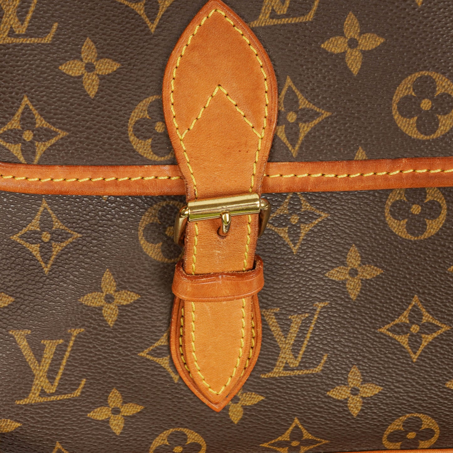 Louis Vuitton Sac Gibeciere GM Monogram Canvas Shoulder Bag
