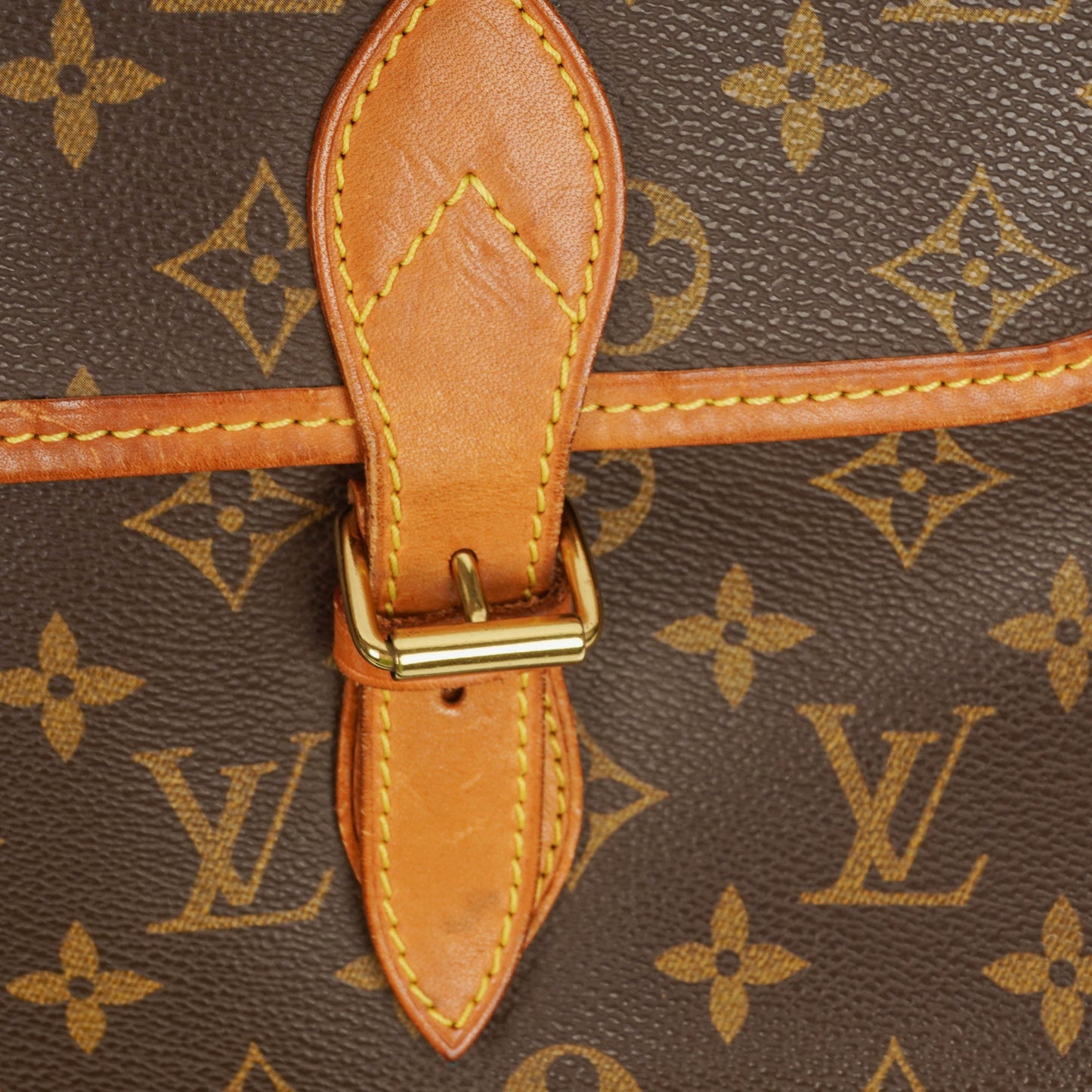 Louis Vuitton Sac Gibeciere GM Monogram Canvas Shoulder Bag