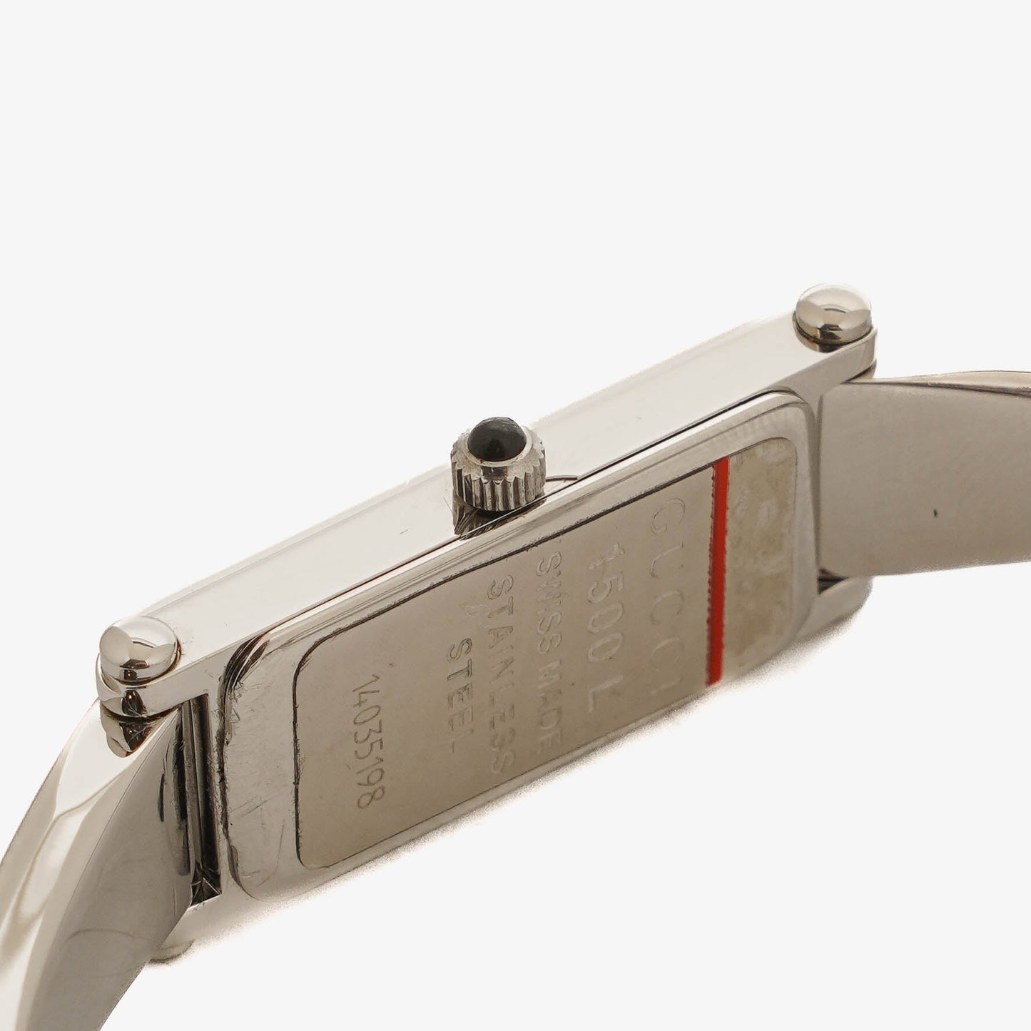Gucci 1500L Rectangular Stainless Steel Watch