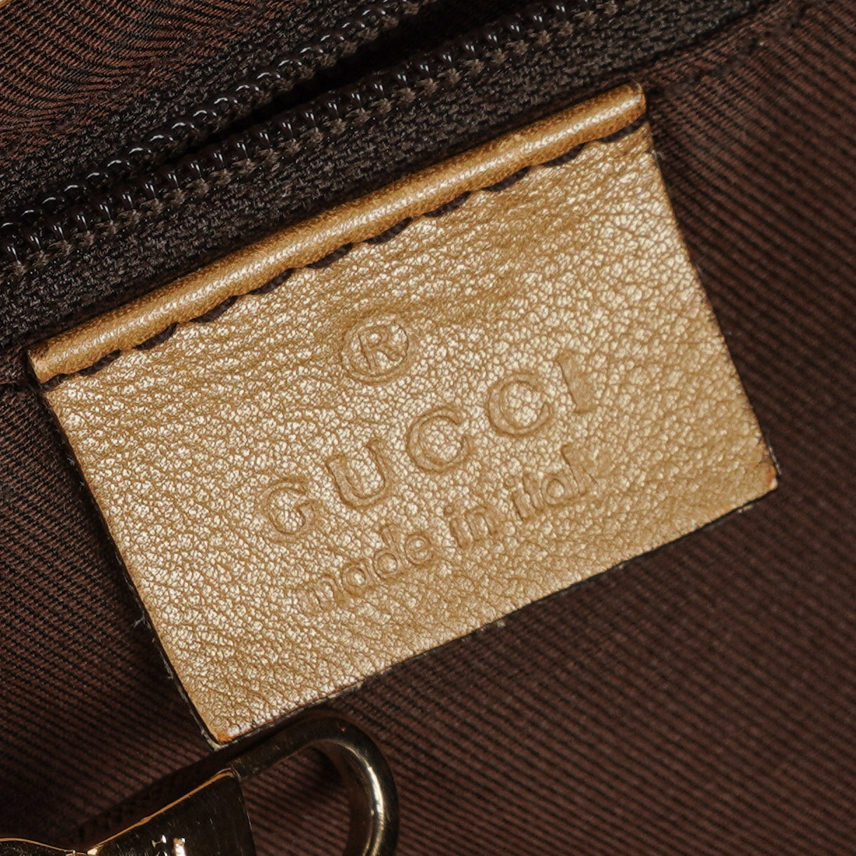 Gucci D-Ring GG Crystal Shoulder Bag