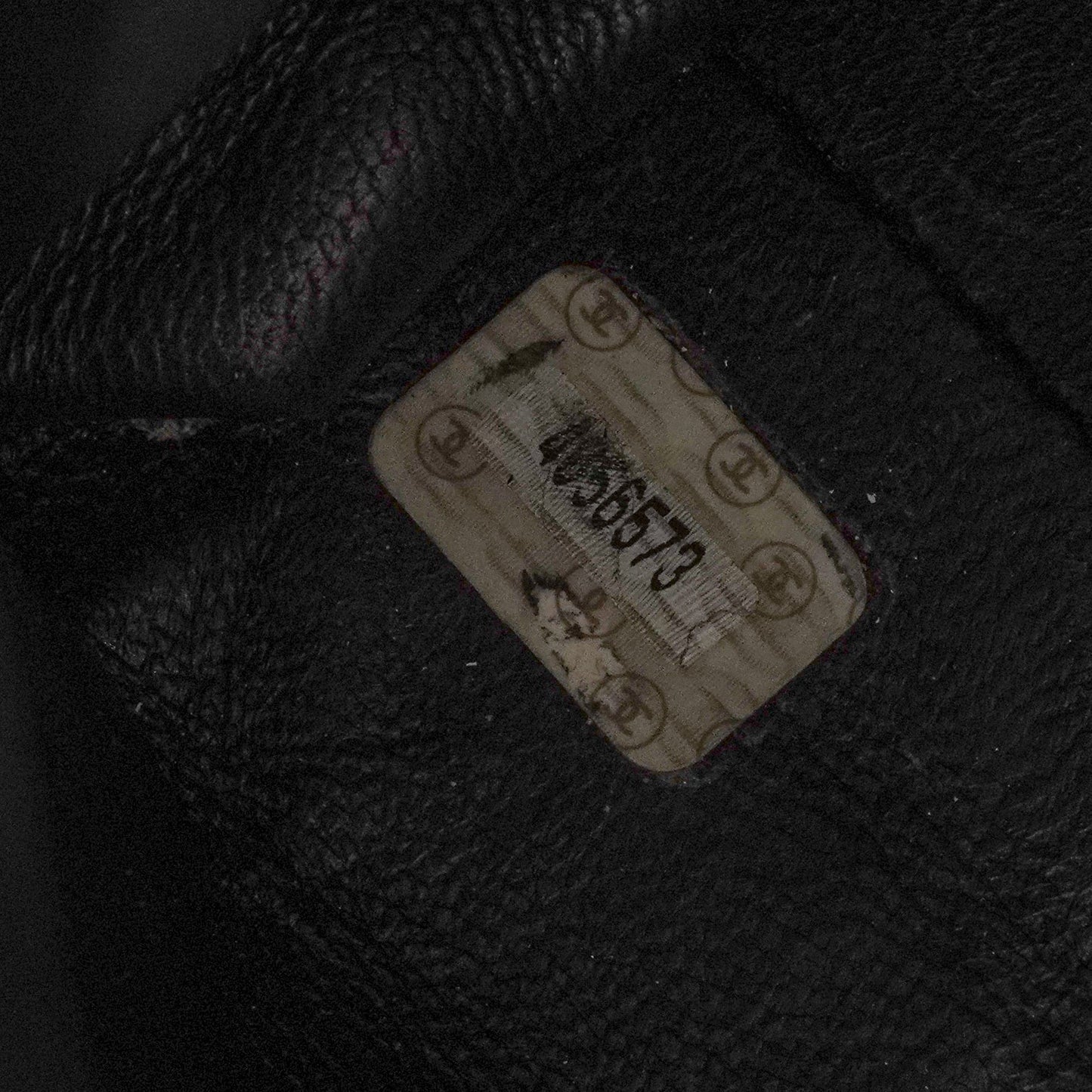 Chanel CC Maxi Logo Black Caviar Leather Briefcase
