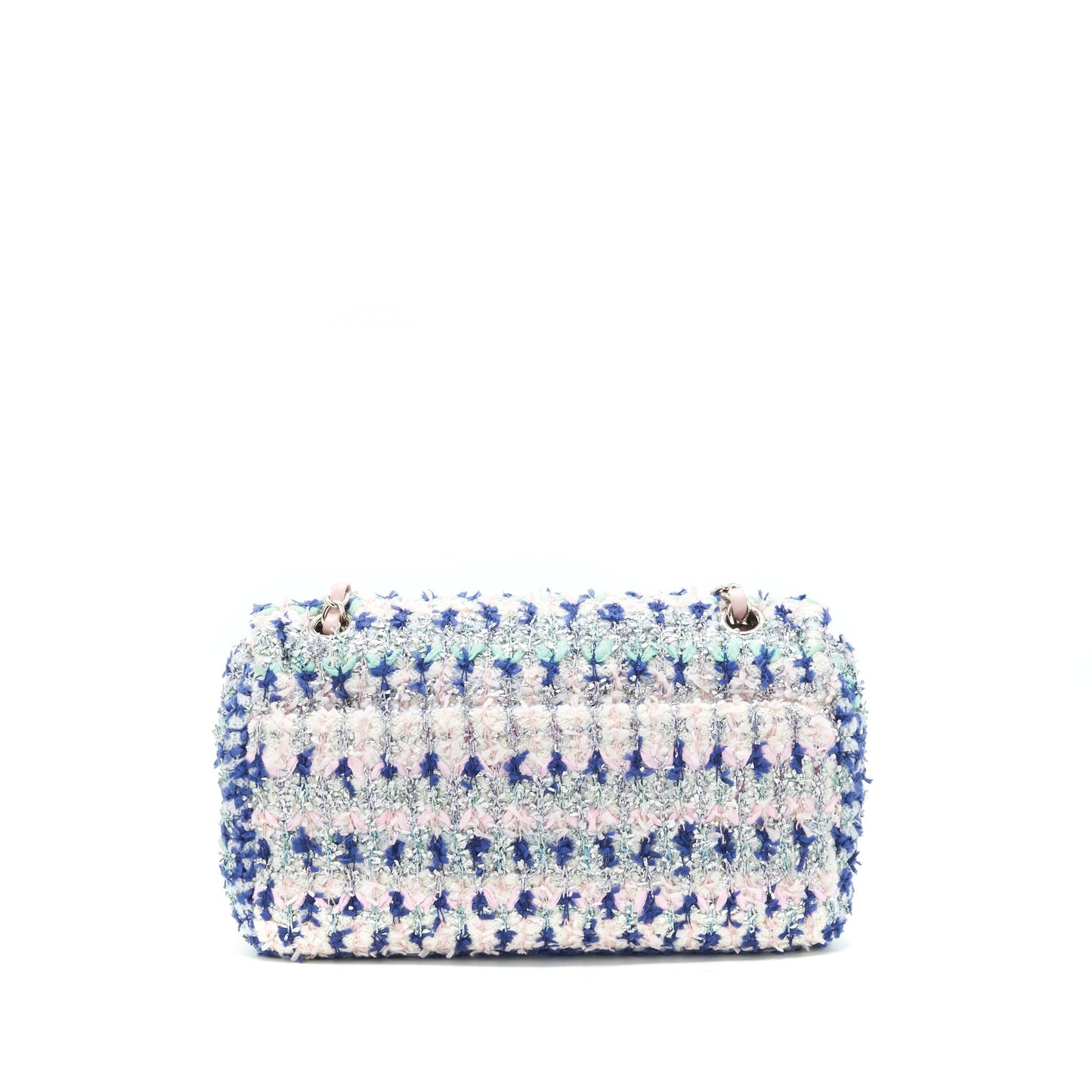 Chanel tweed classic flap bag multi colour