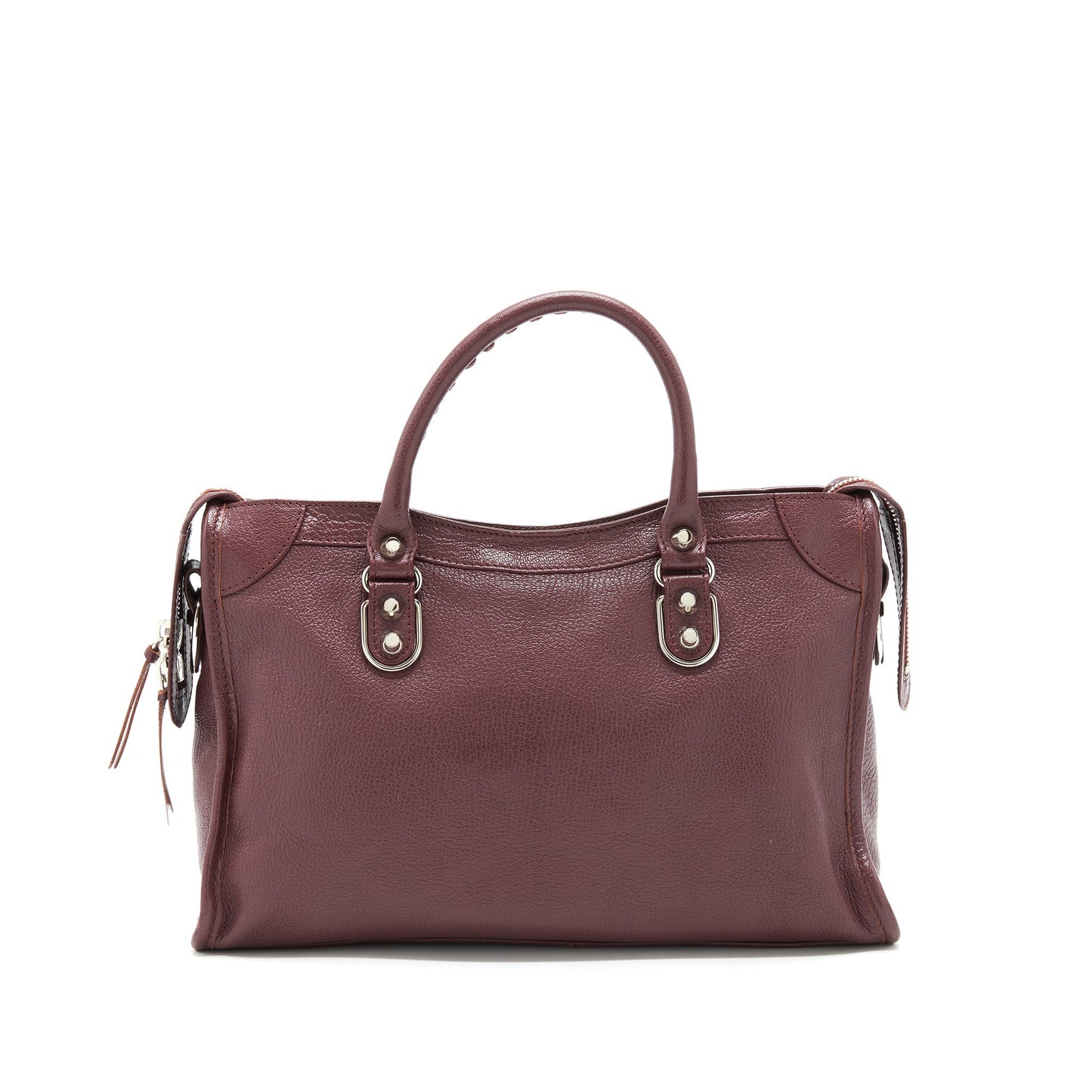 Balenciaga Small City Edge Burgundy