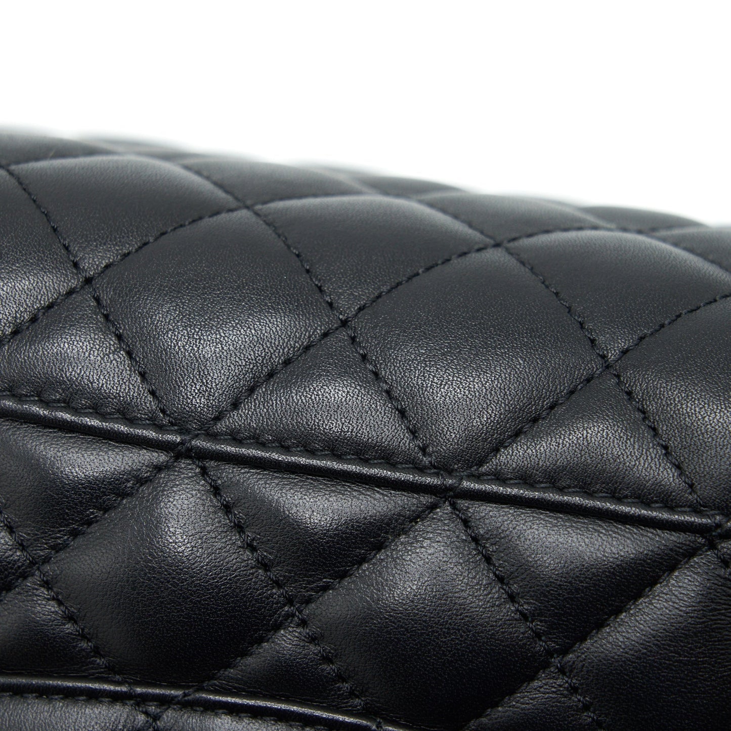 Chanel Quilted Backpack Calfskin Black