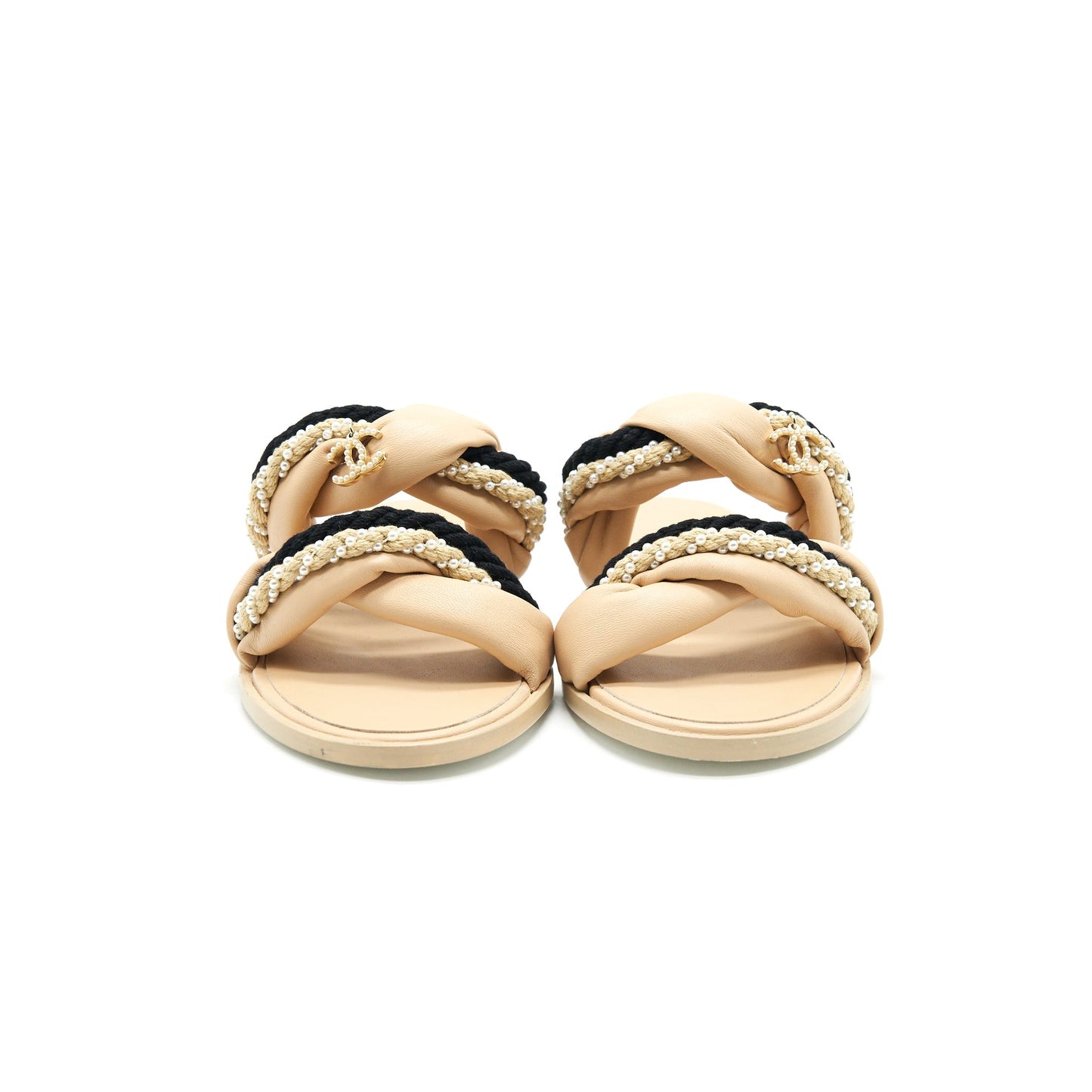 Chanel 19S Mule Beige/ Black Size37C Handbag