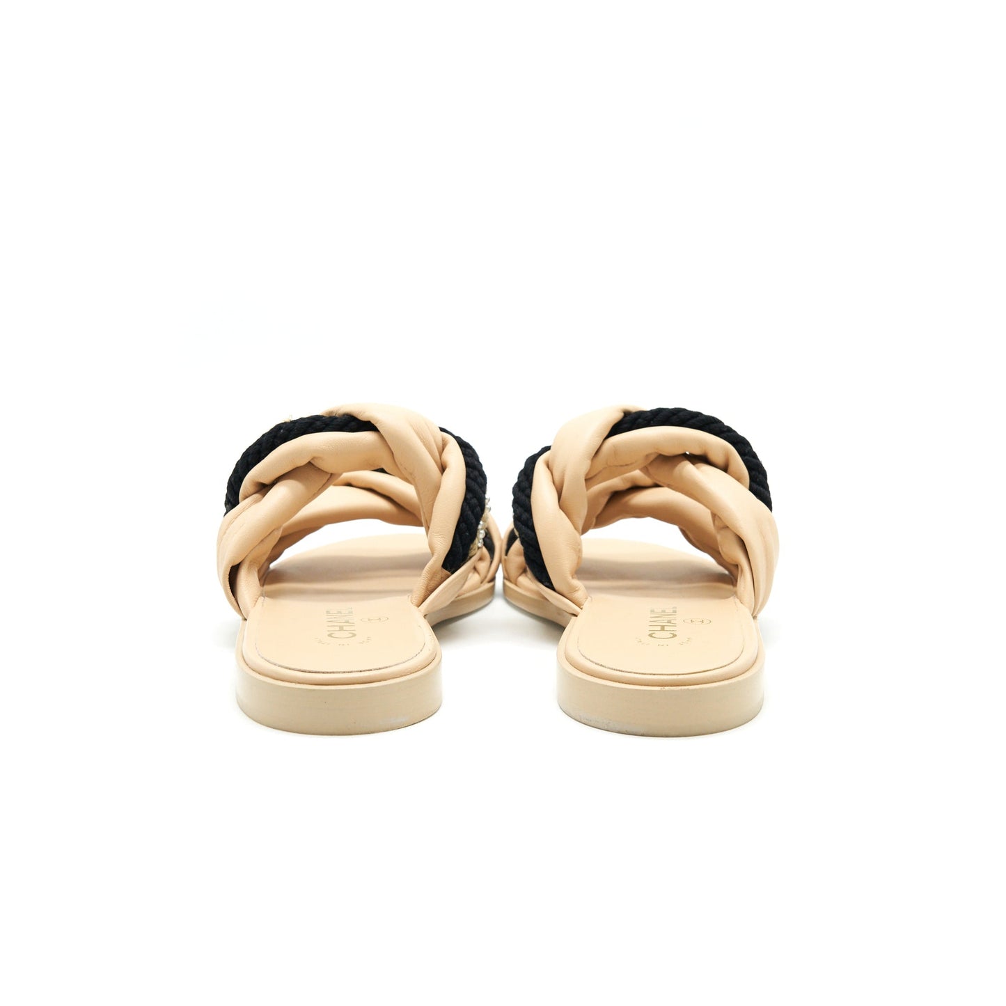 Chanel 19S Mule Beige/ Black Size37C Handbag