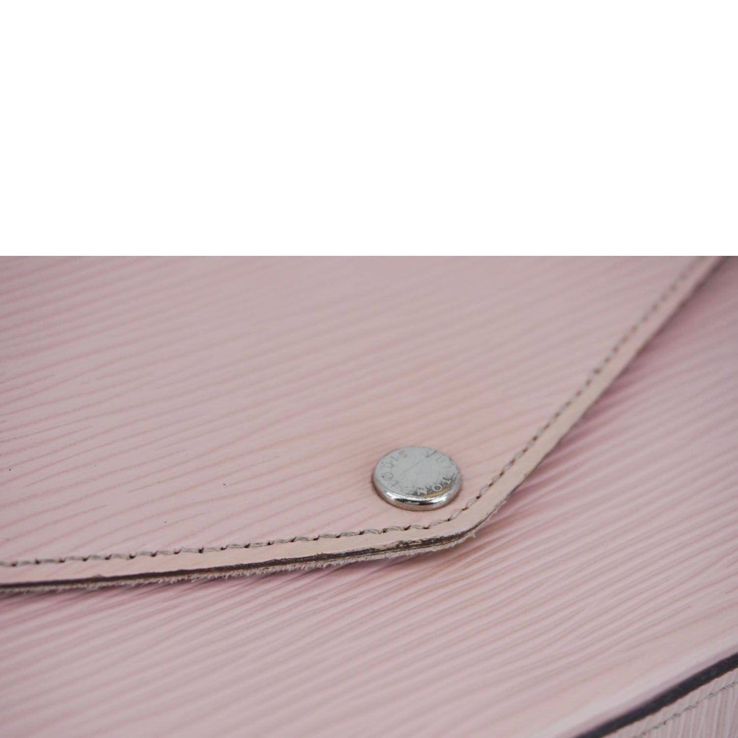 LOUIS VUITTON Felicie Pochette Epi Leather Crossbody Bag Pink
