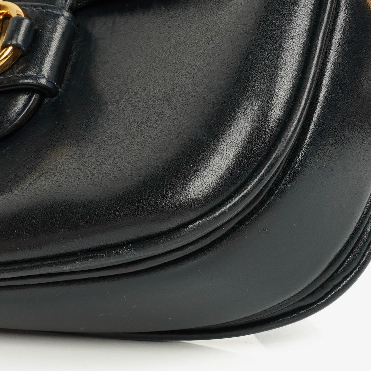 Gucci Navy Horsebit 1955 Shoulder Bag