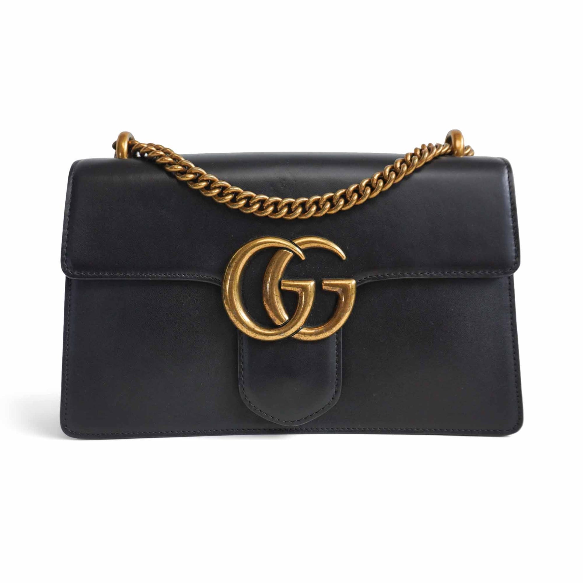 Gucci Chain Leather Shoulder Bag