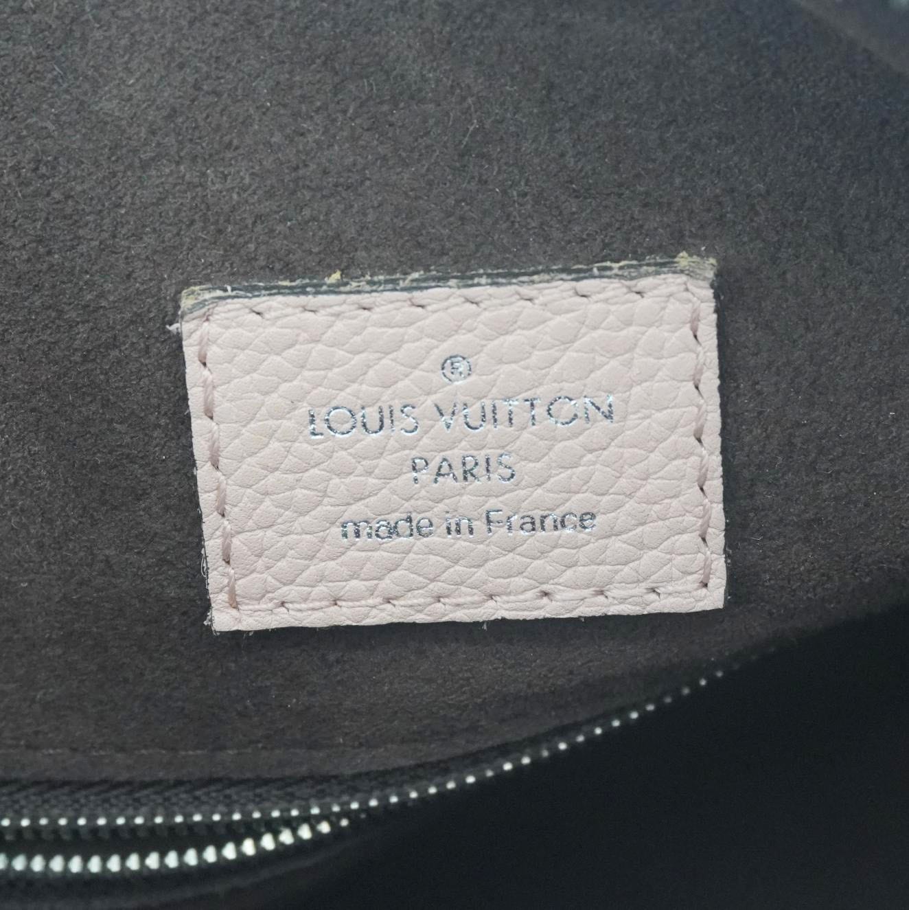 LOUIS VUITTON Babylone BB Mahina Leather Chain Shoulder Bag Magnolia