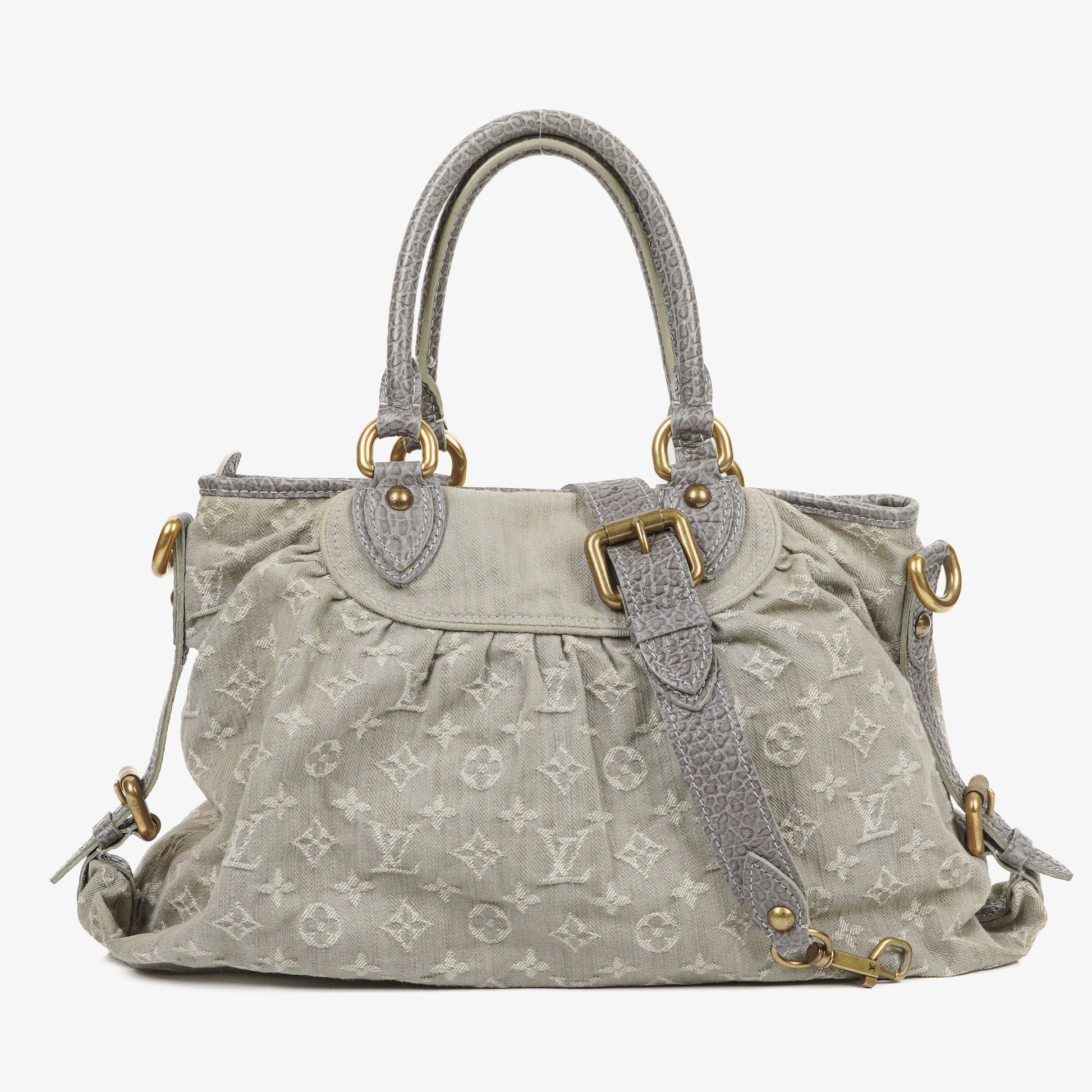 Louis Vuitton Neo Cabby MM Monogram Denim Bag