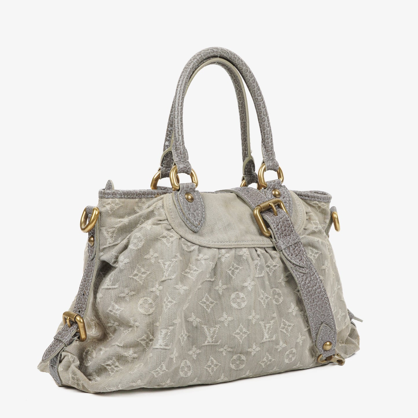 Louis Vuitton Neo Cabby MM Monogram Denim Bag