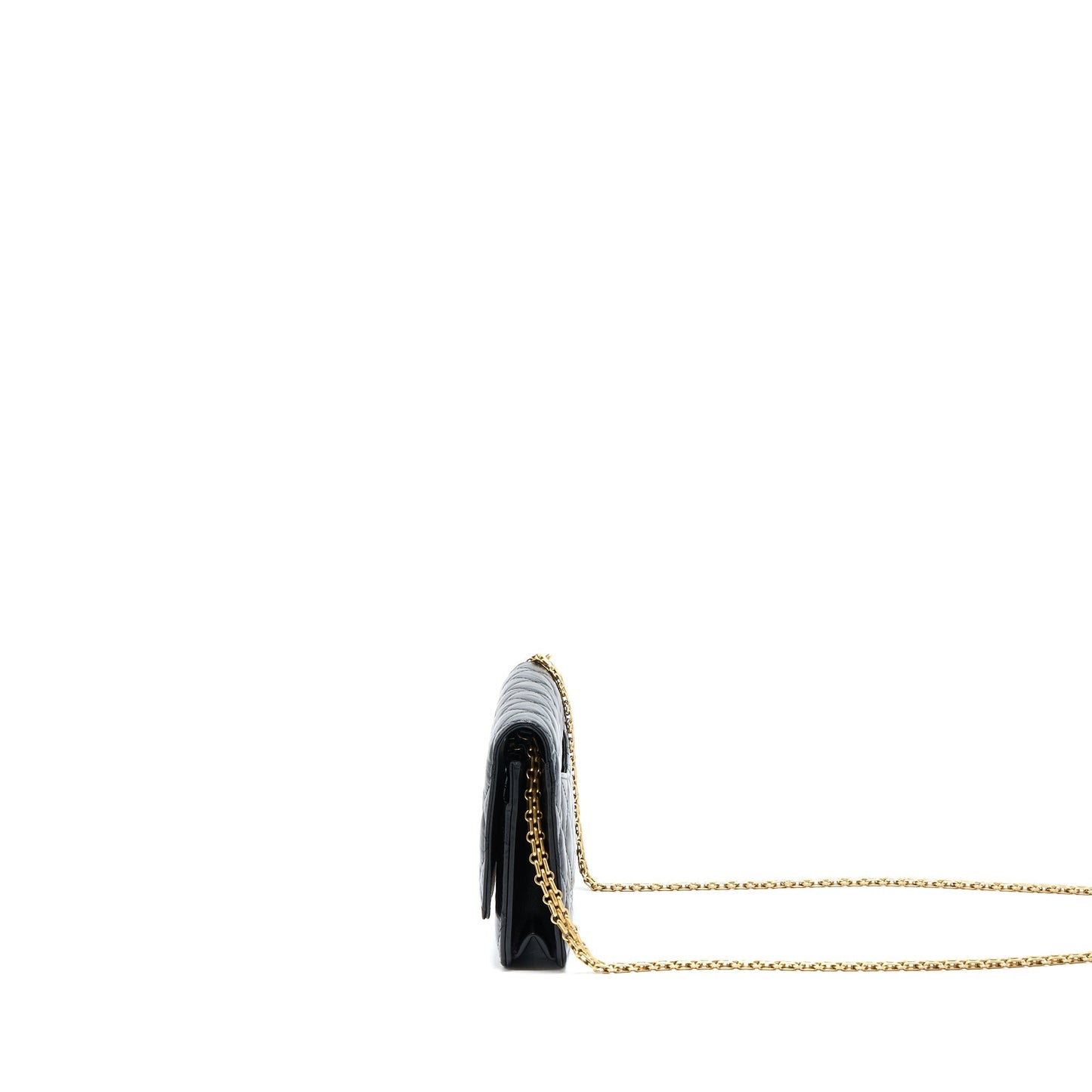 Chanel 2.55 Reissue Wallet On Chain Aged Calfskin Black (Microchip)