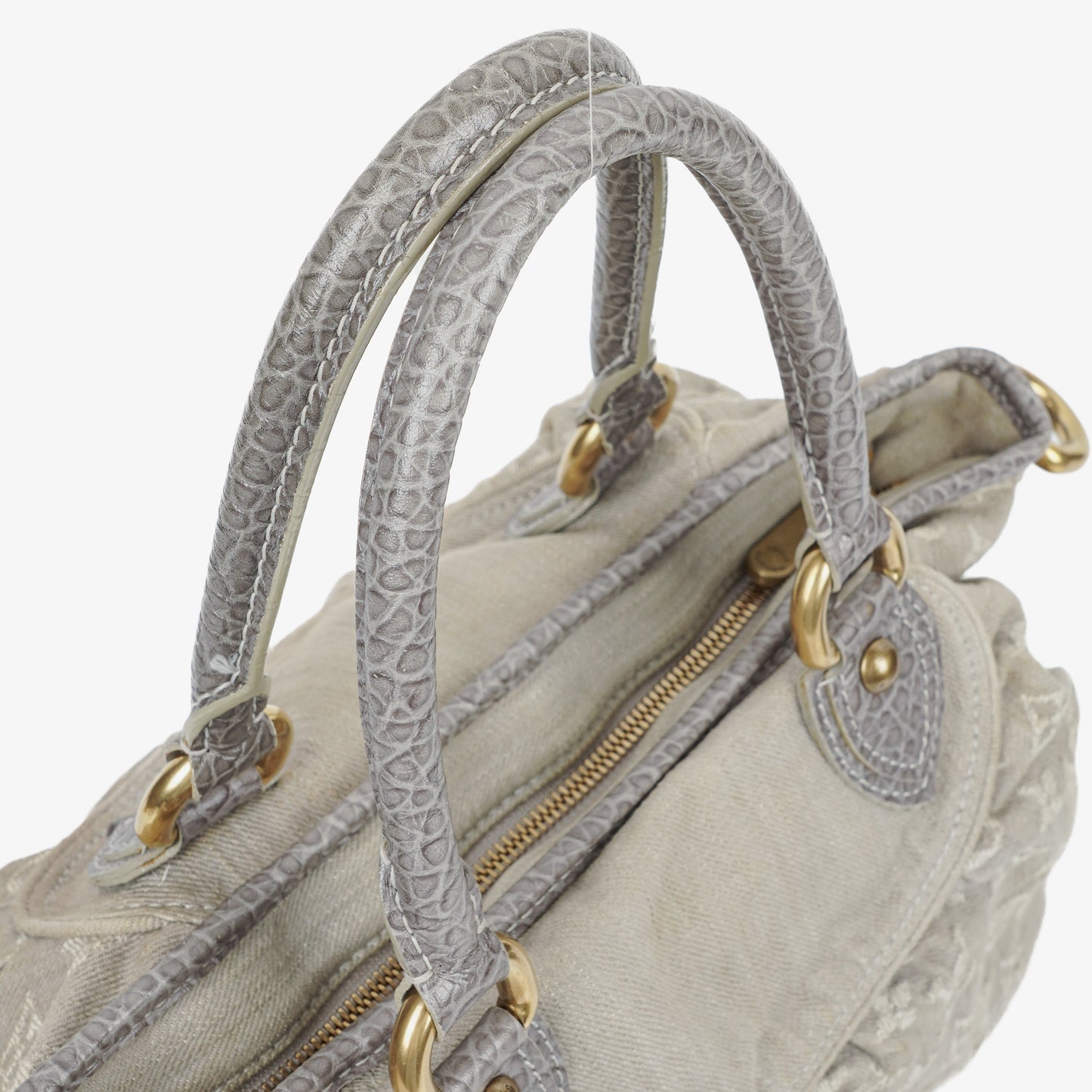Louis Vuitton Neo Cabby MM Monogram Denim Bag