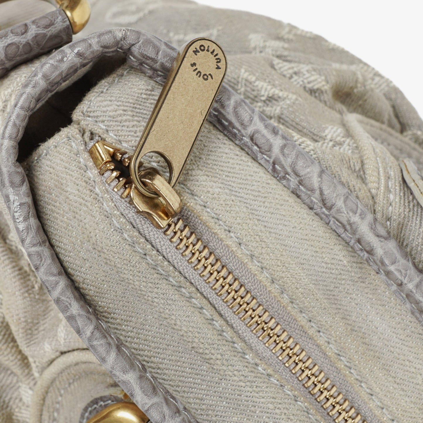 Louis Vuitton Neo Cabby MM Monogram Denim Bag