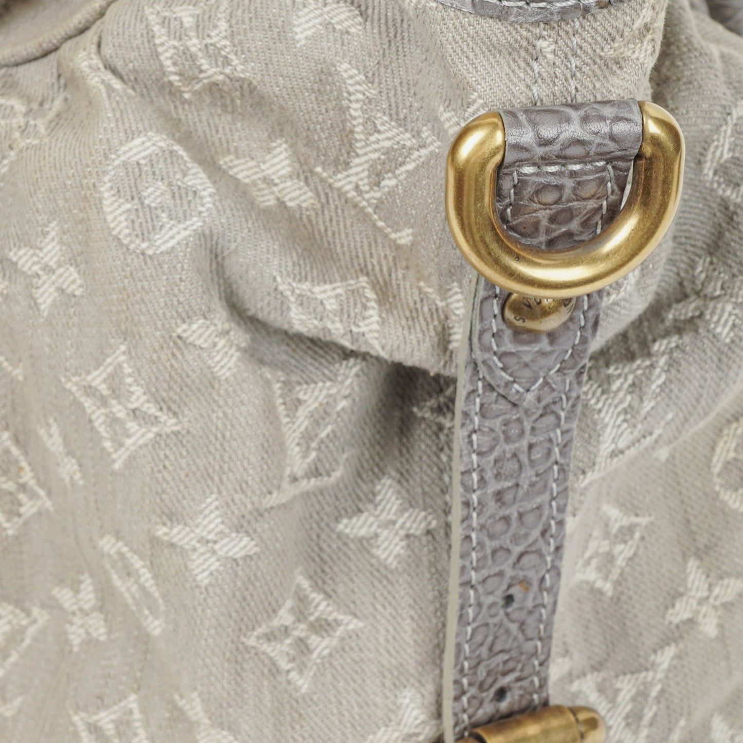 Louis Vuitton Neo Cabby MM Monogram Denim Bag