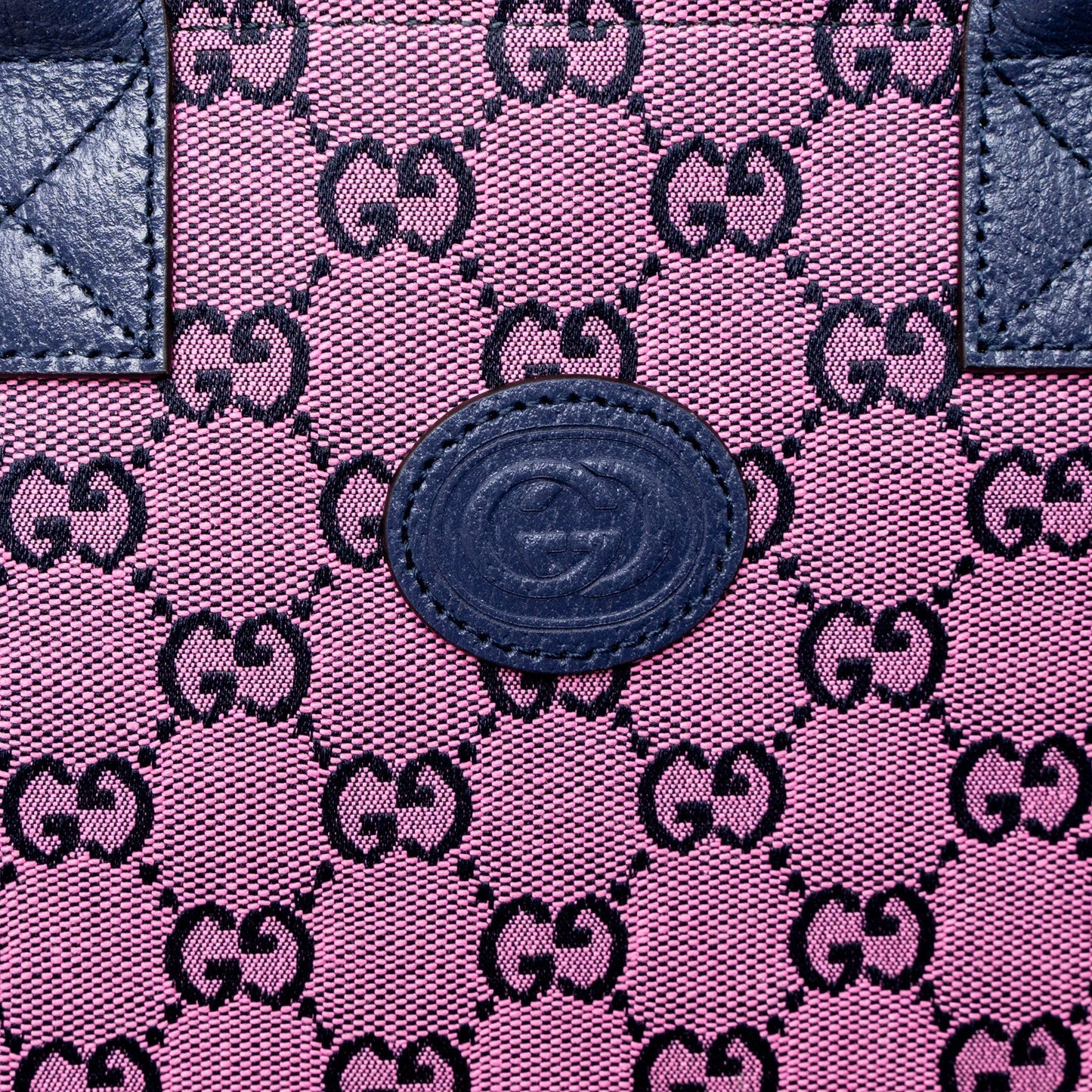 Gucci Children?s Tote Bag Canvas/Leather Purple