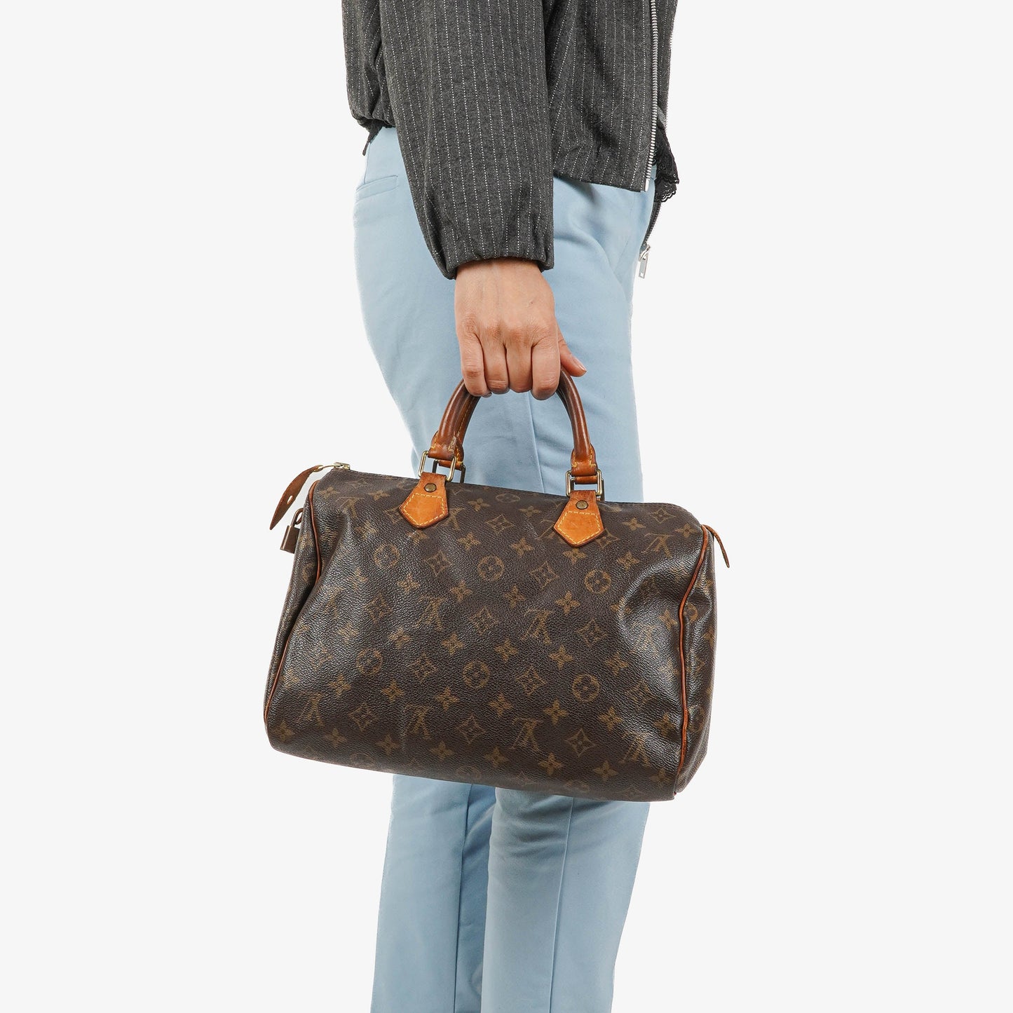 Louis Vuitton  30 Monogram Canvas Handbag