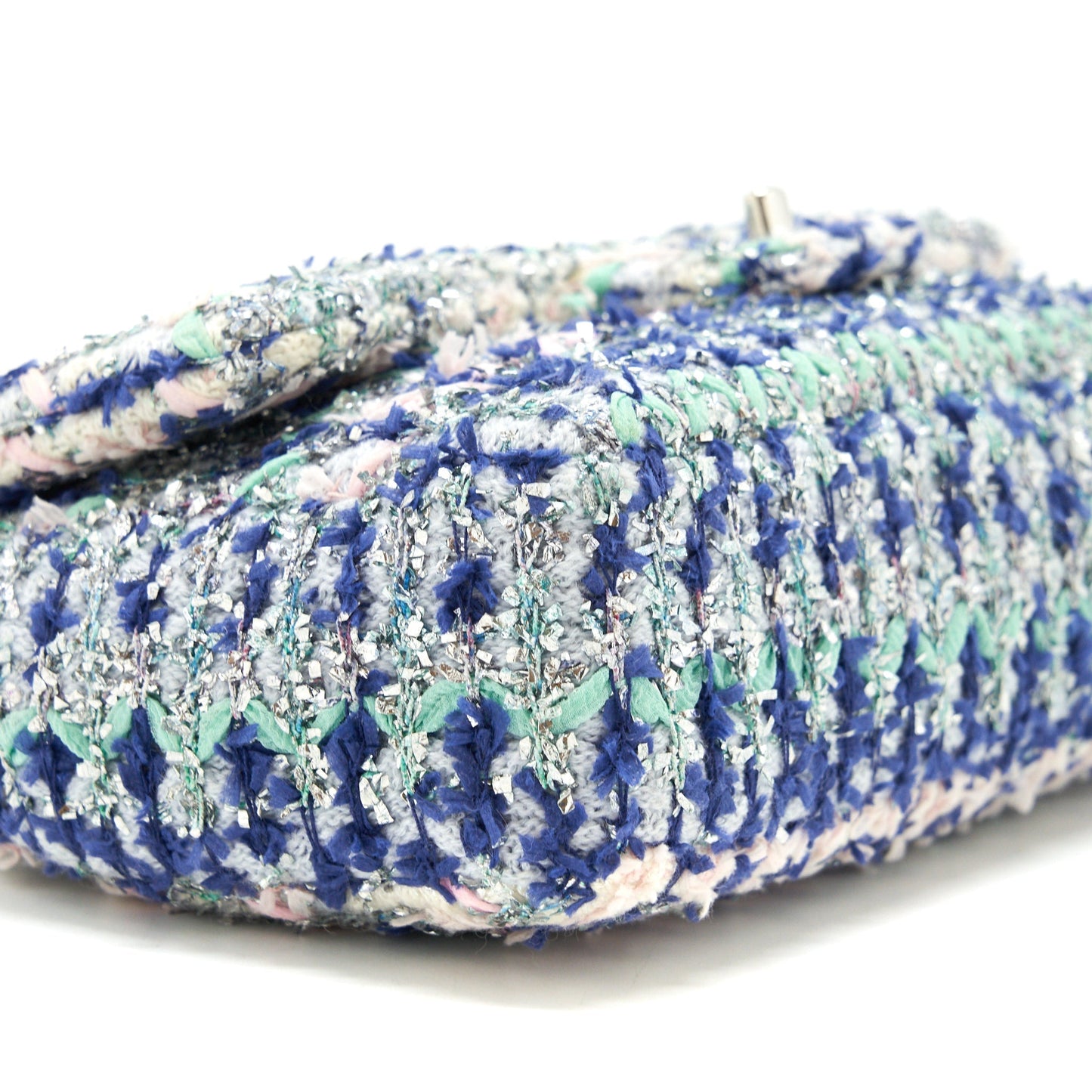 Chanel tweed classic flap bag multi colour