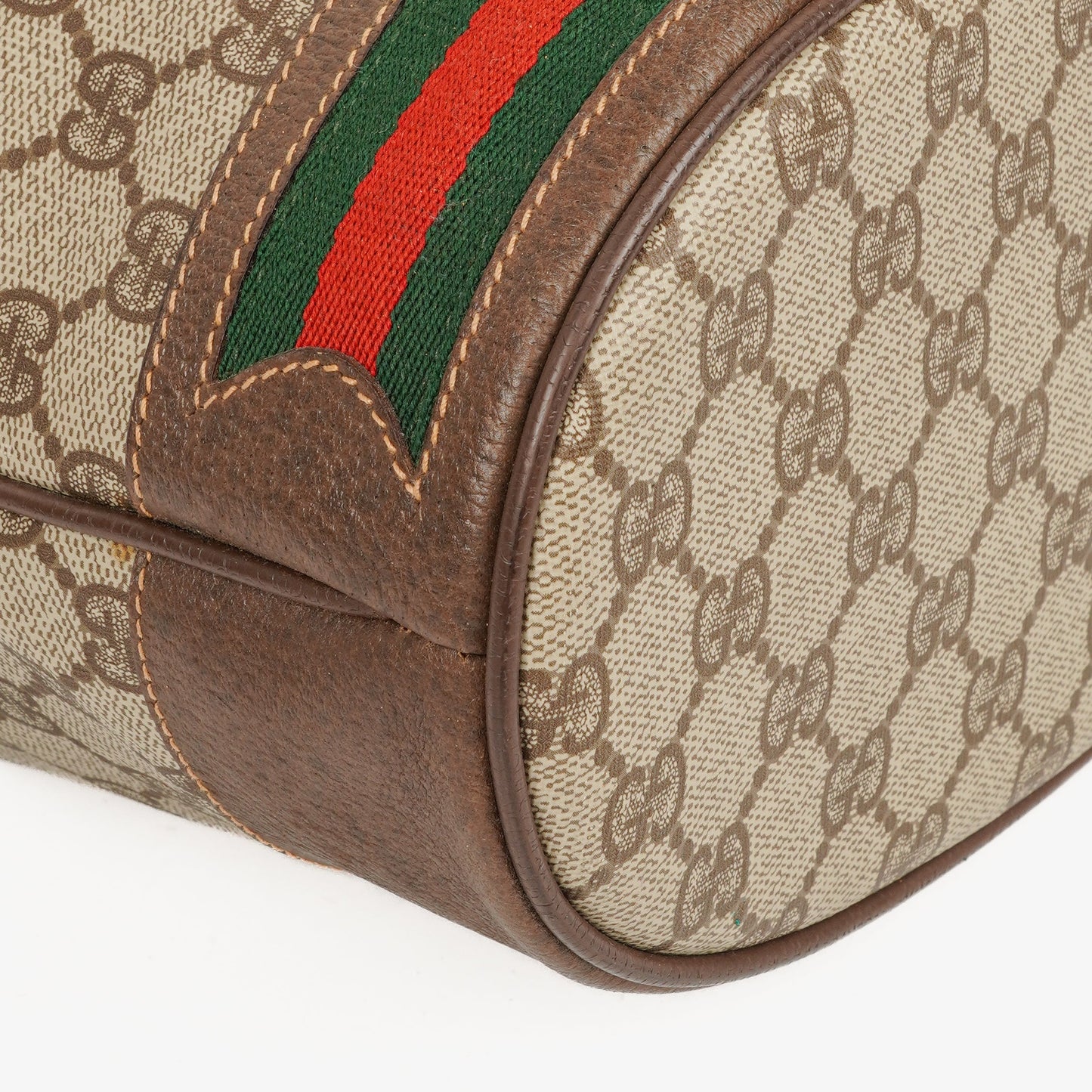 Gucci Ophidia GG Web Sherry Line Bucket Bag